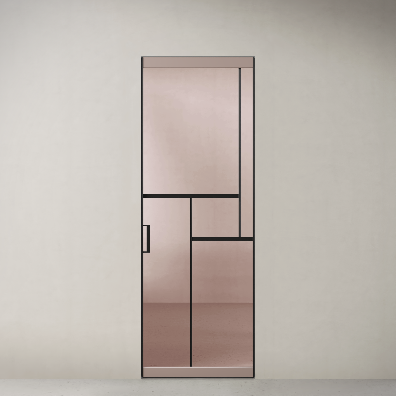 Дверь Сёдзи, sz2 стекло бронза прозрачная