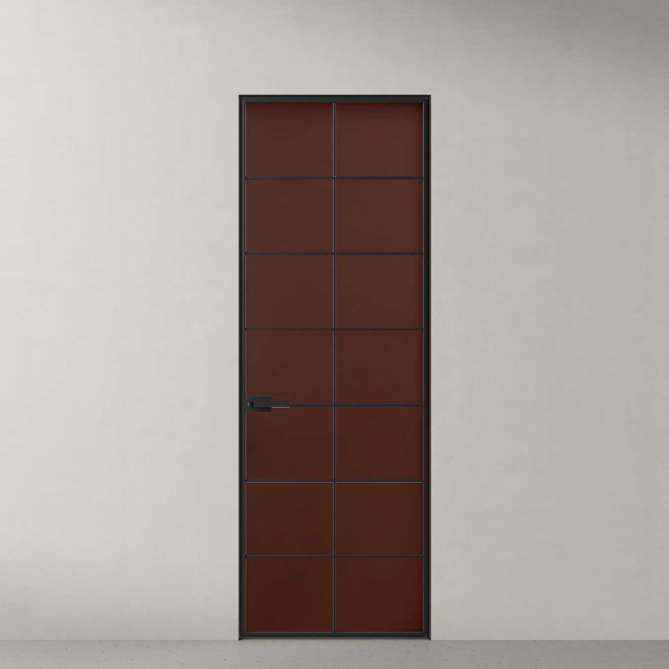 Стеклянная дверь Grafica, GR15 стекло бронза непрозрачная