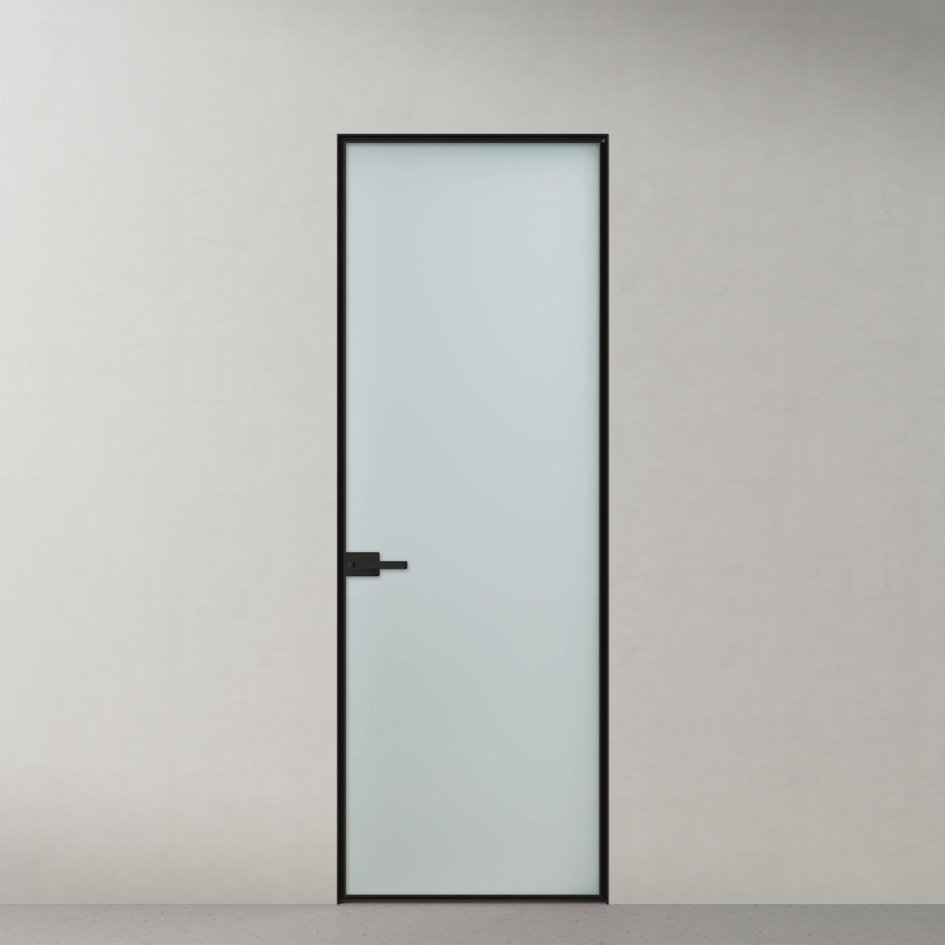 Стеклянная дверь 1000 lines, стекло матовое