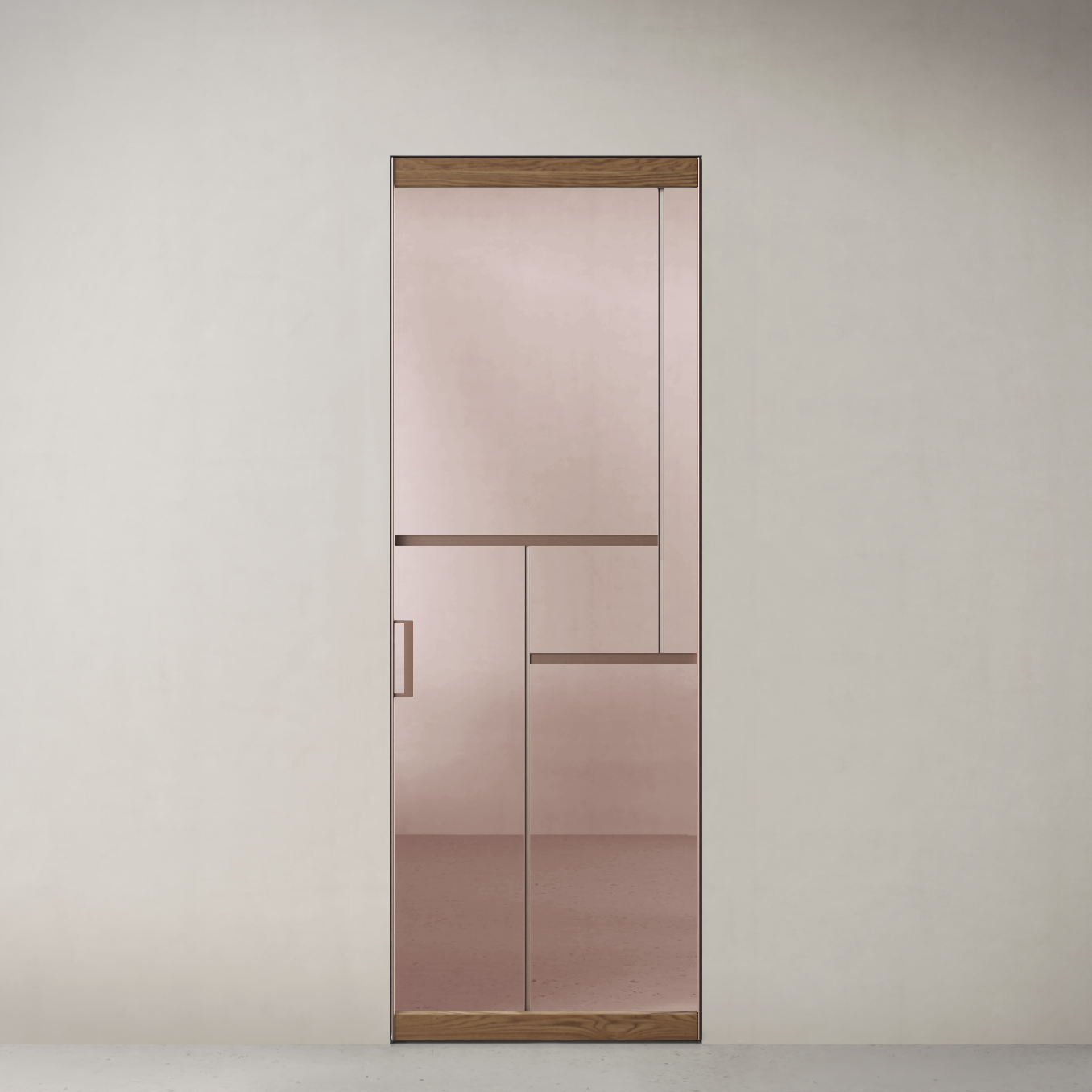 Дверь Сёдзи, sz2 стекло бронза прозрачная