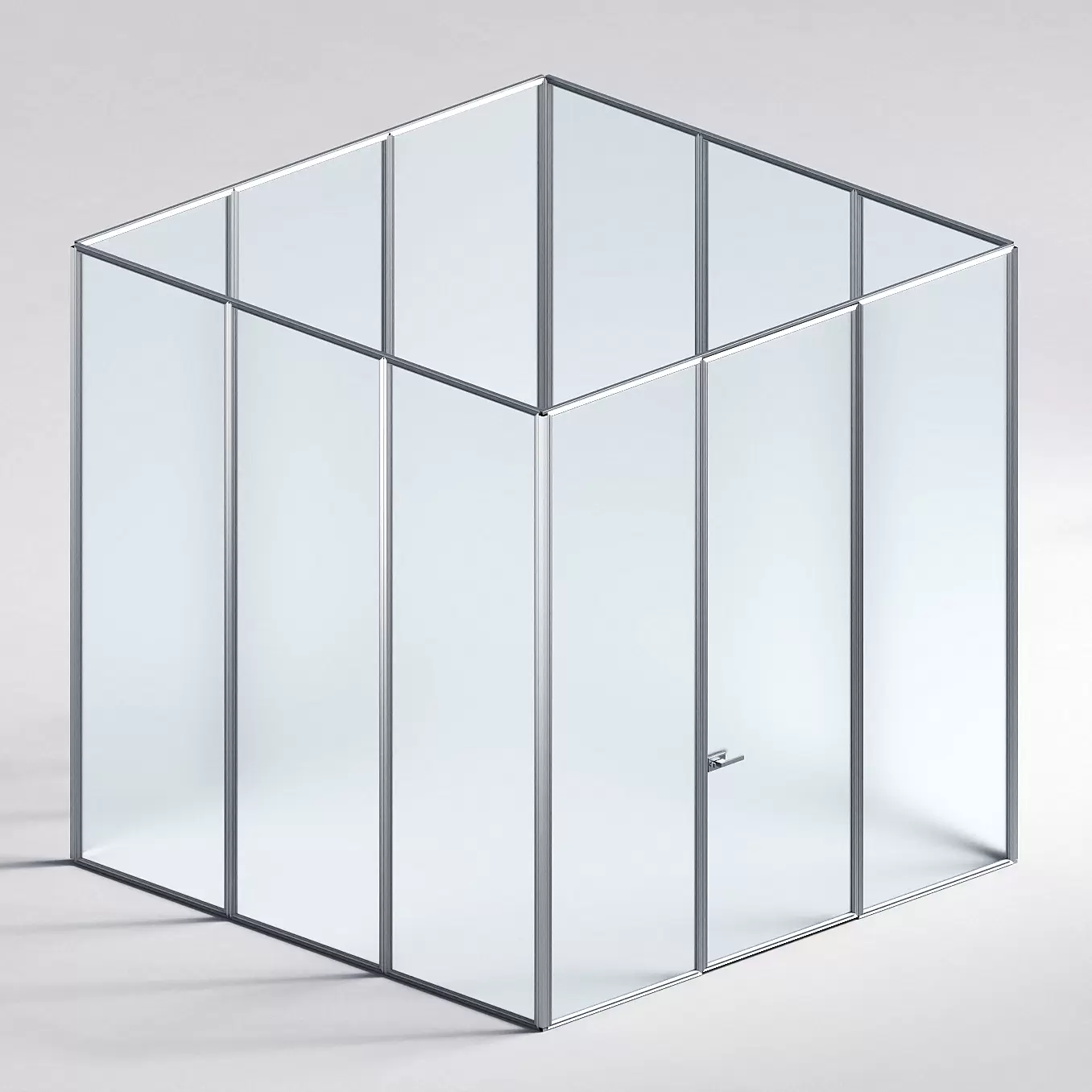 Межкомнатная перегородка Система 1000 линий , серебряный