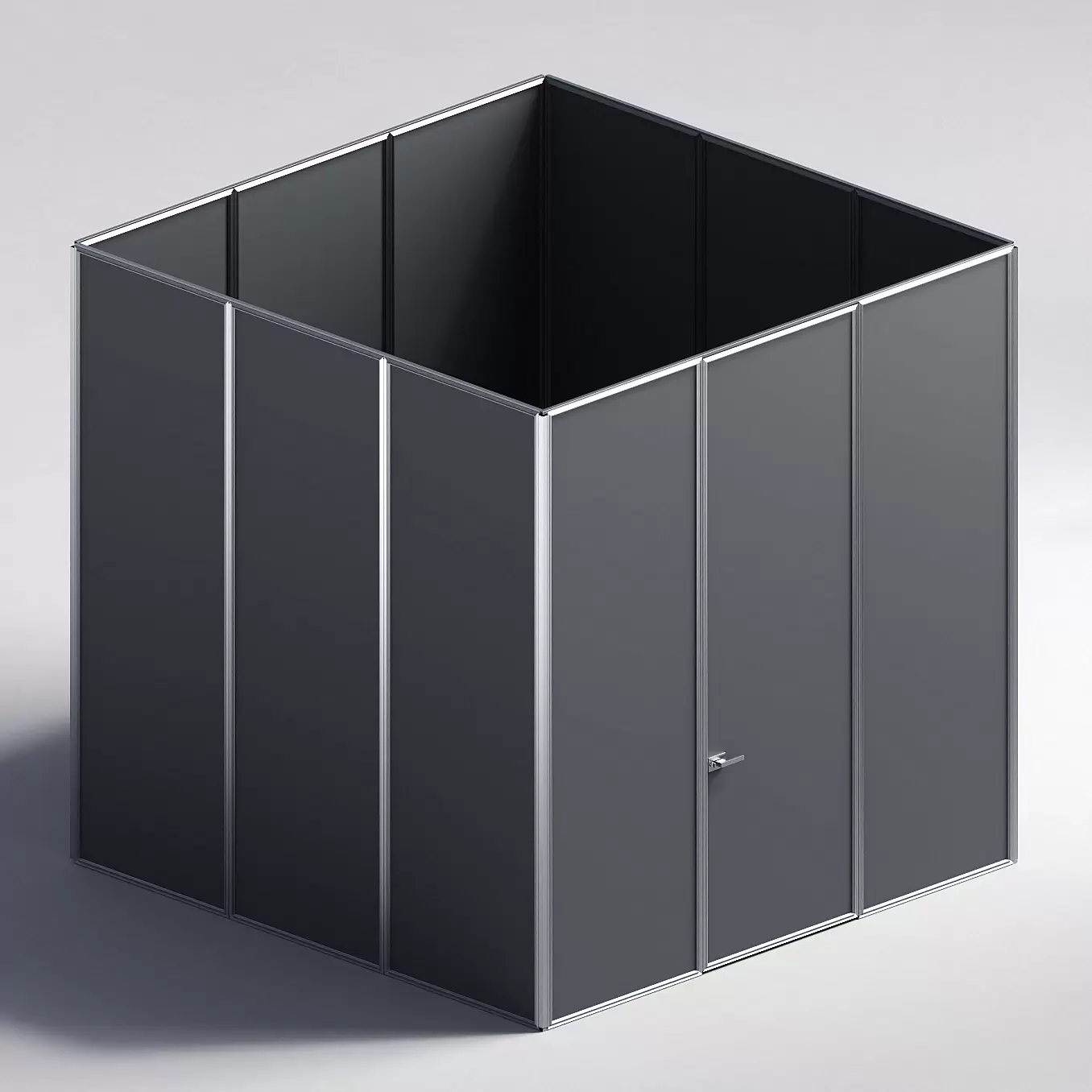 Межкомнатная перегородка Система 1000 линий , серебряный