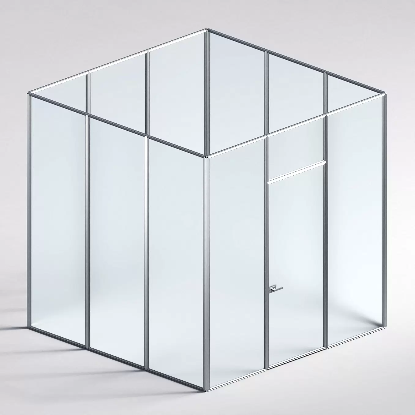 Межкомнатная перегородка Система 1000 линий , серебряный