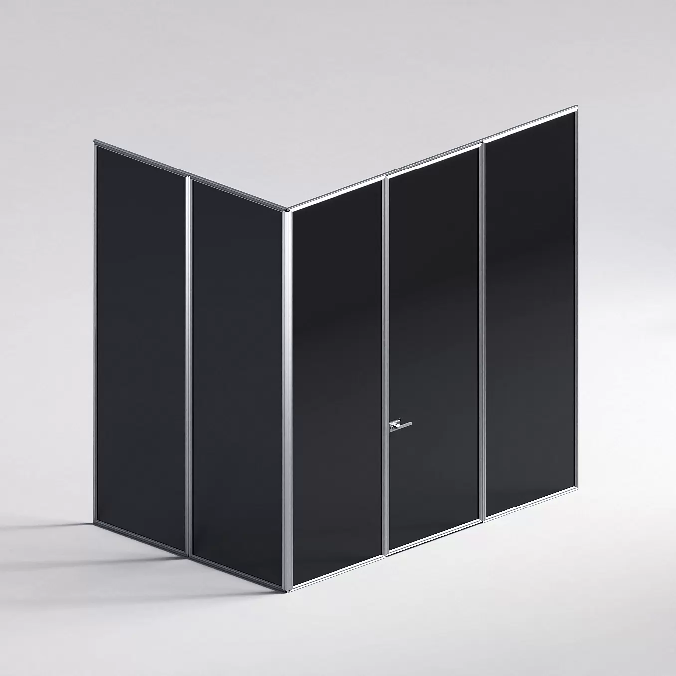 Межкомнатная перегородка Система 1000 линий , серебряный