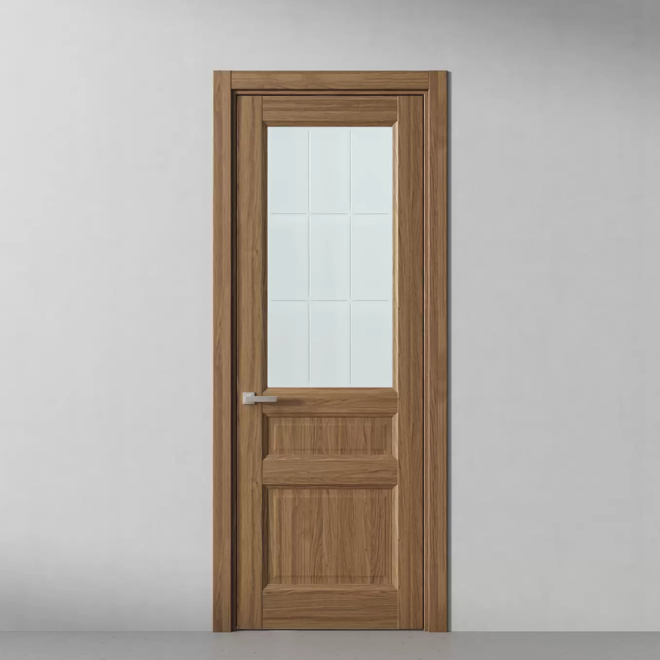 Межкомнатная дверь Elegant, модель 259 Светлый орех