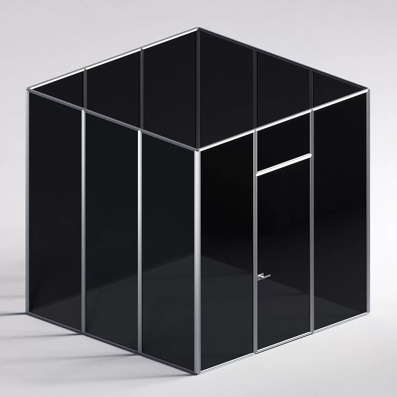 Межкомнатная перегородка Система 1000 линий , серебряный