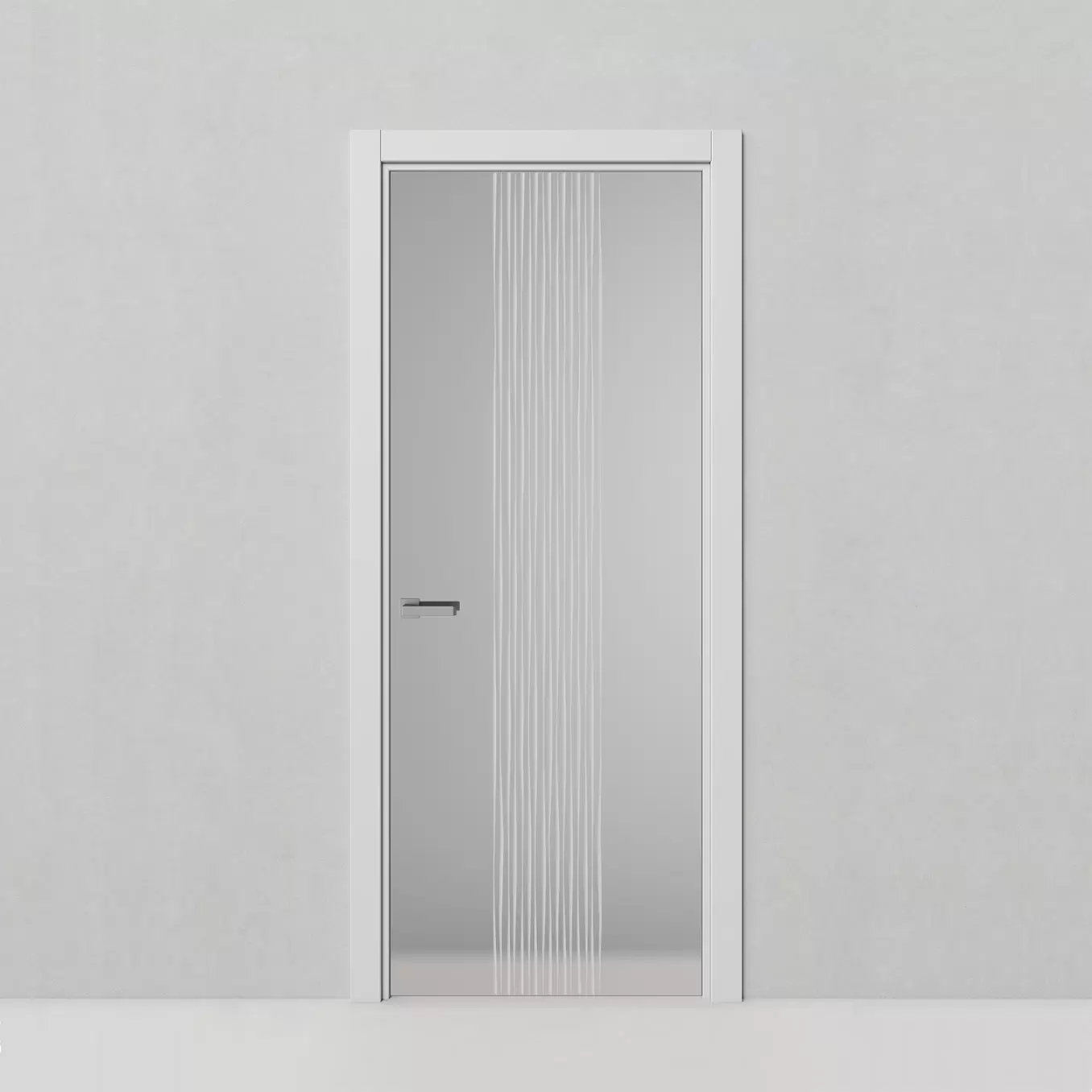 Стеклянная дверь Rain, модель 22 стекло зеркальное глянцевое