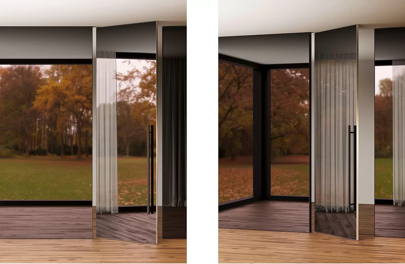 Стеклянные стеновые панели