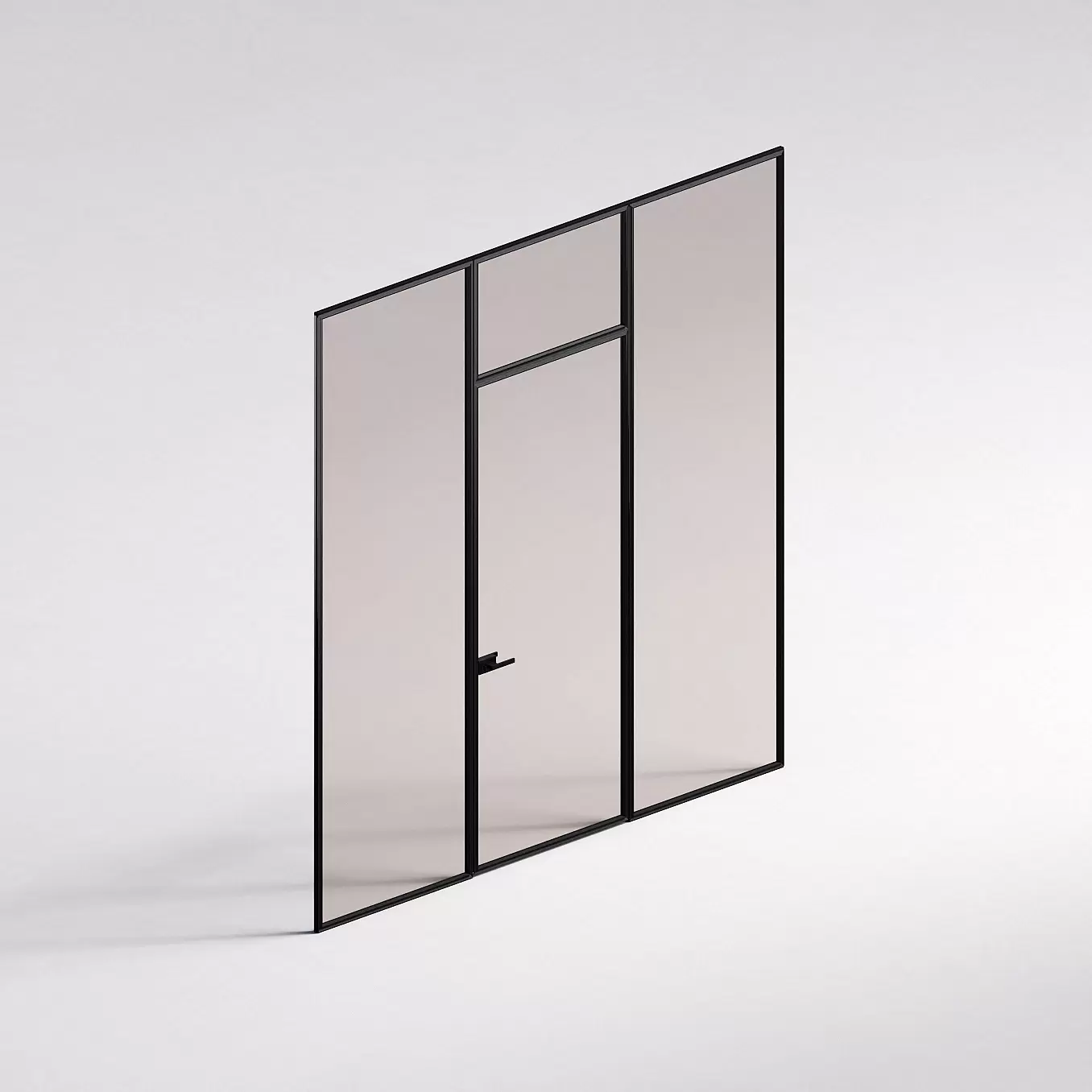 Межкомнатная перегородка Система 1000 линий , черный