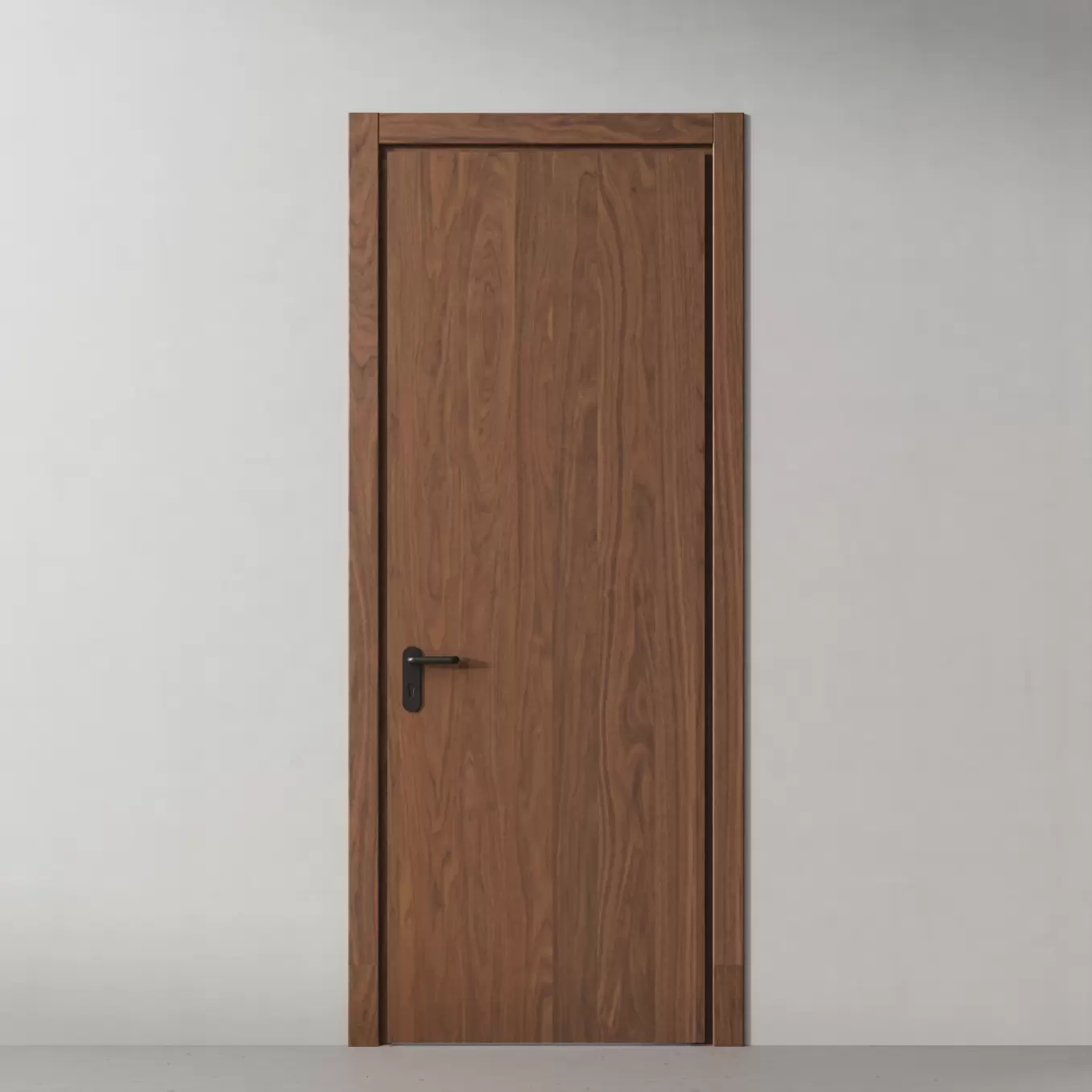 Противопожарные двери EI30, орех натуральный