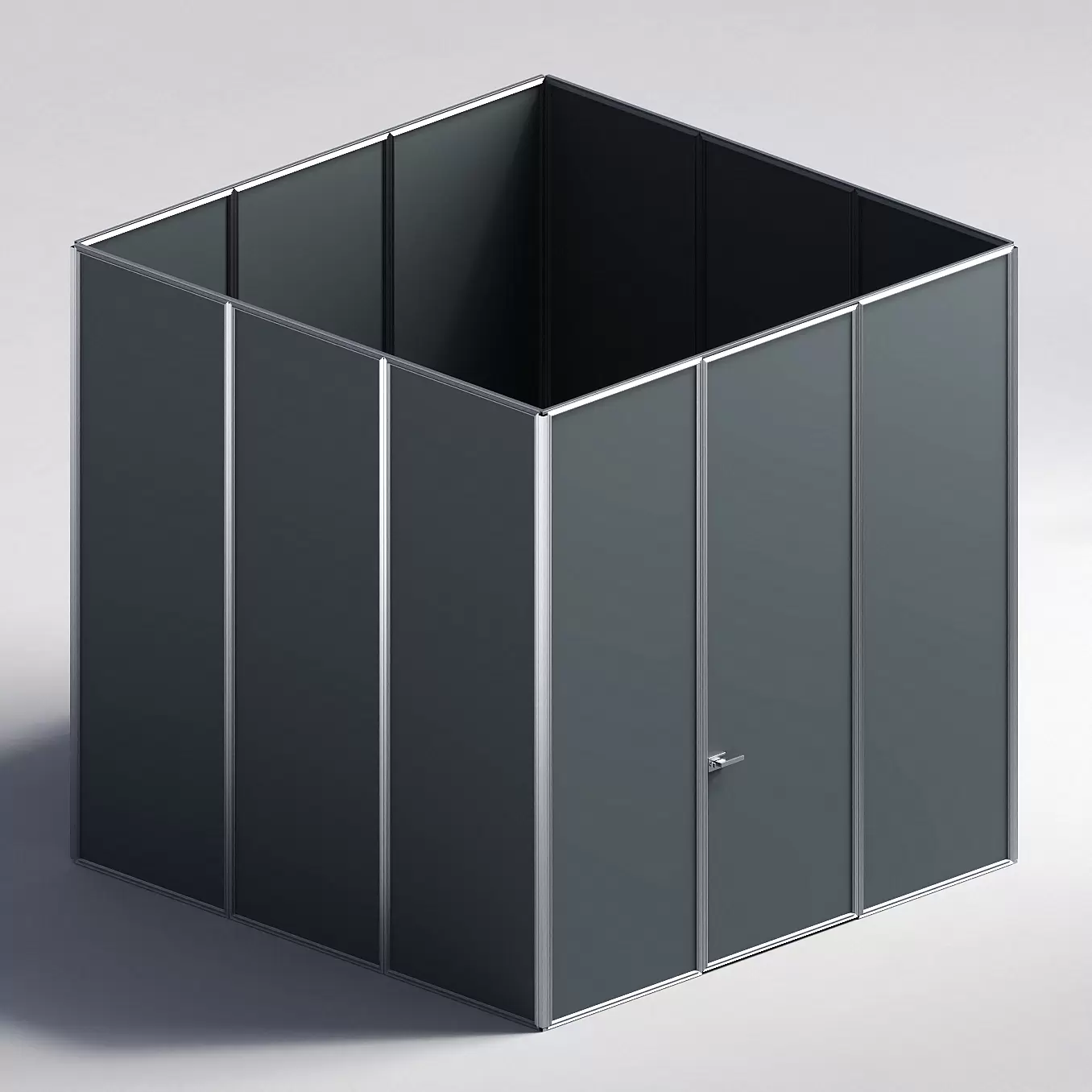 Межкомнатная перегородка Система 1000 линий , серебряный