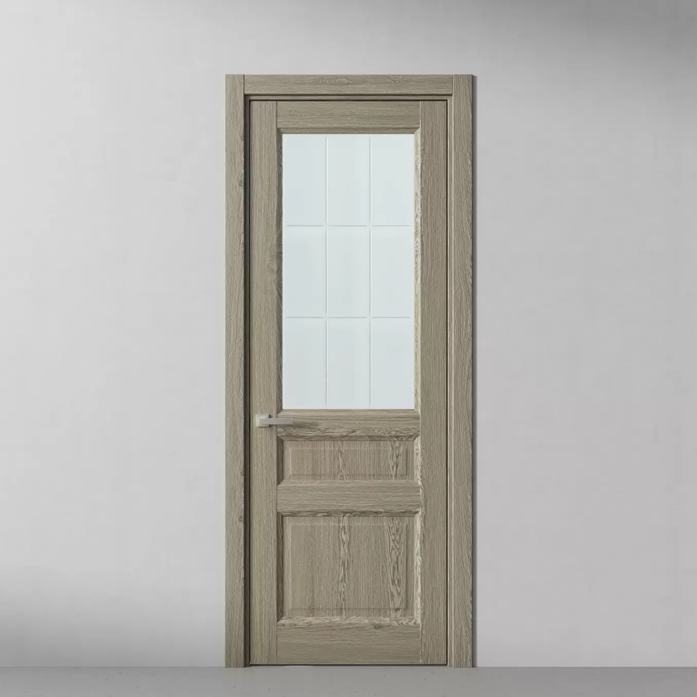 Межкомнатная дверь Elegant, модель 259 Натуральный дуб шелковистый