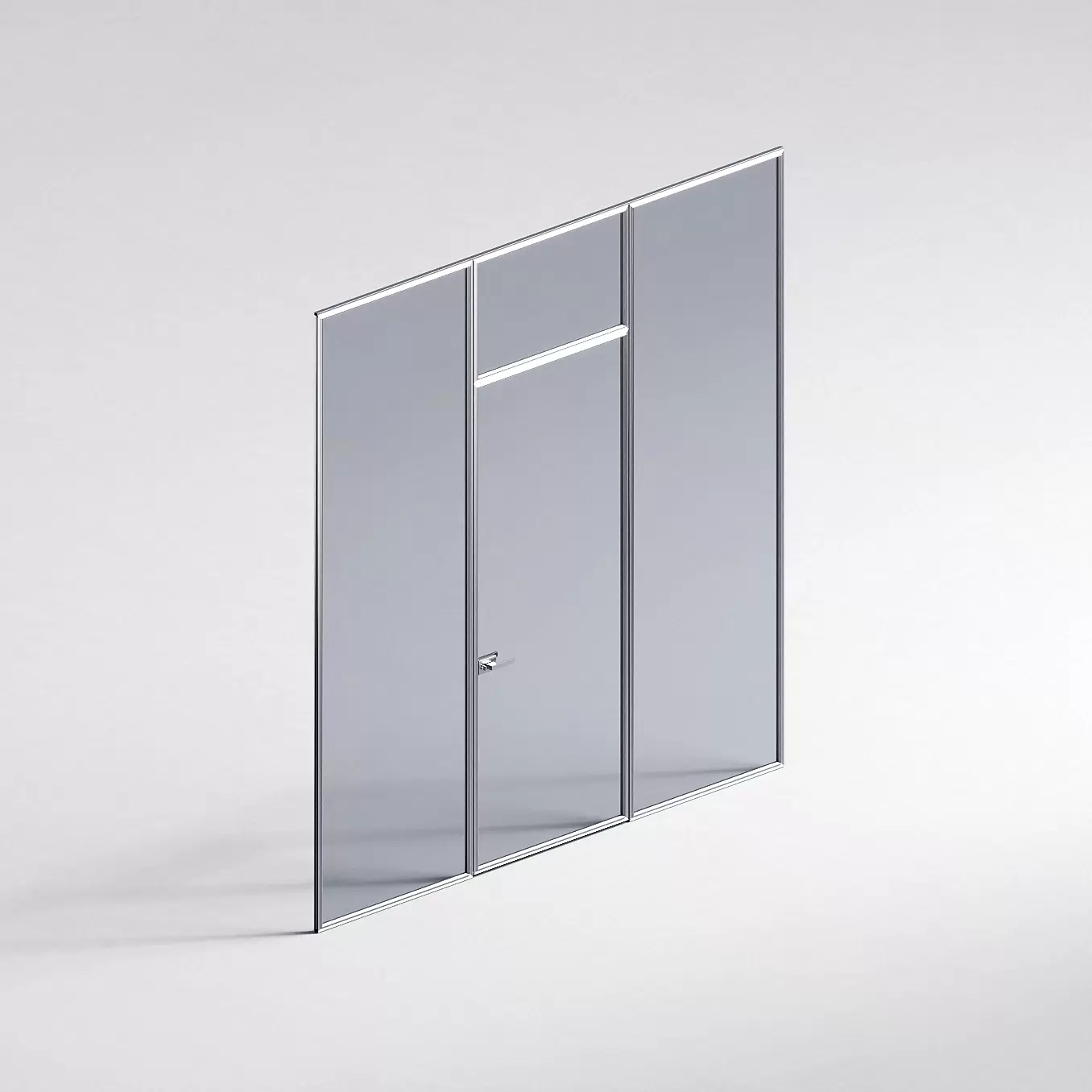 Межкомнатная перегородка Система 1000 линий , серебряный