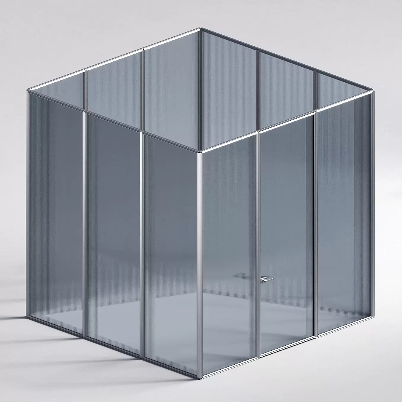 Межкомнатная перегородка Система 1000 линий , серебряный