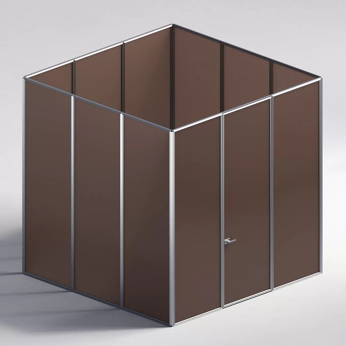 Межкомнатная перегородка Система 1000 линий , серебряный