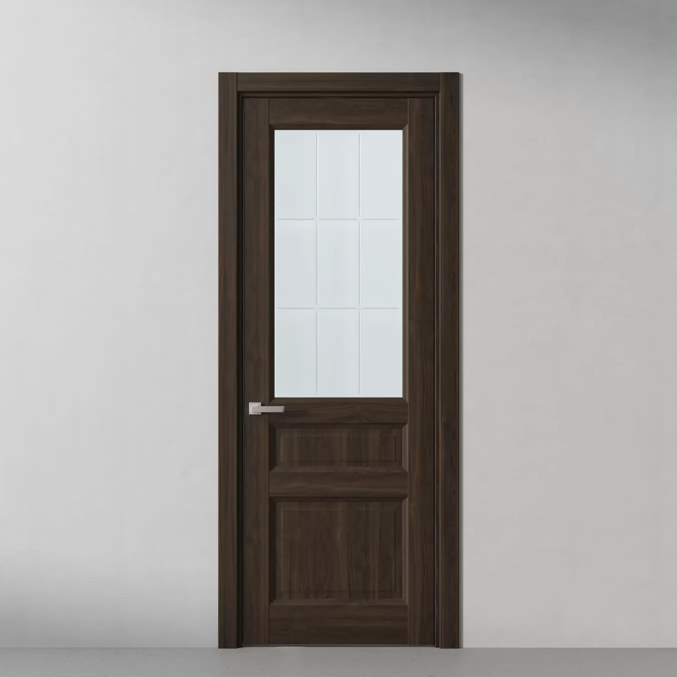 Межкомнатная дверь Elegant, модель 259 Темный орех