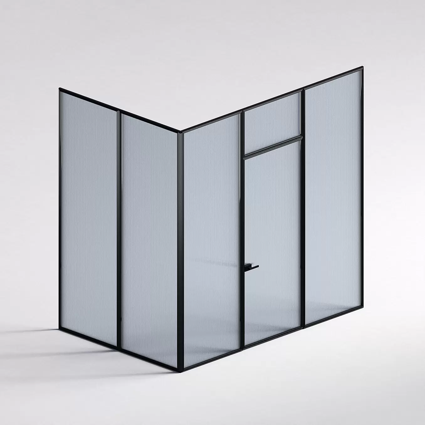 Межкомнатная перегородка Система 1000 линий , черный