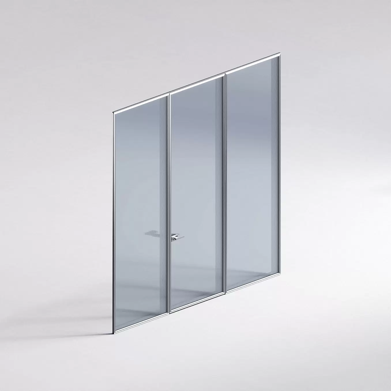 Межкомнатная перегородка Система 1000 линий , серебряный