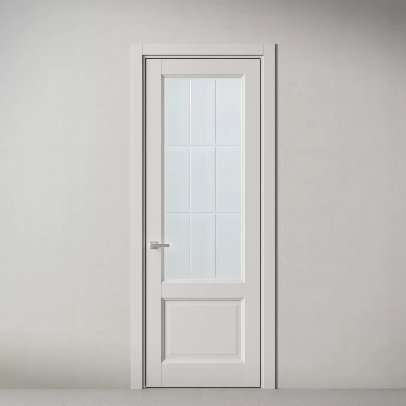 Межкомнатная дверь Elegant, модель 158 Пепел