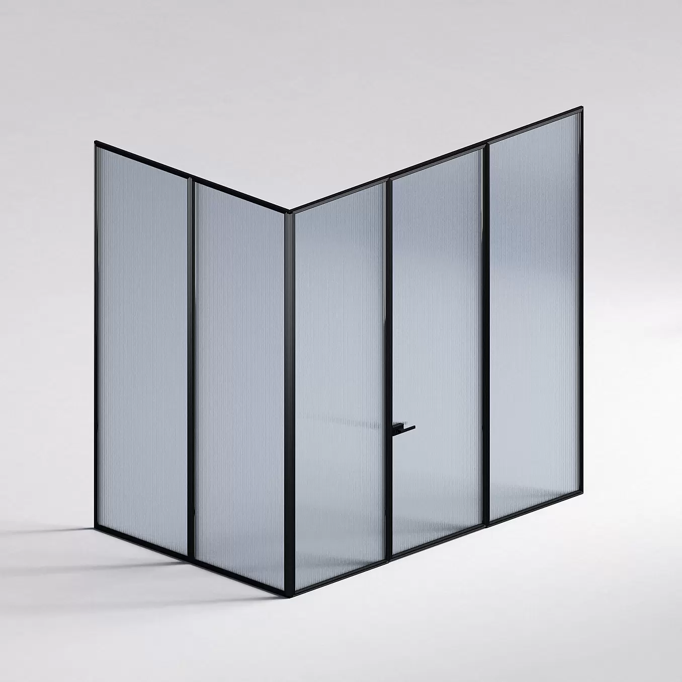 Межкомнатная перегородка Система 1000 линий , черный