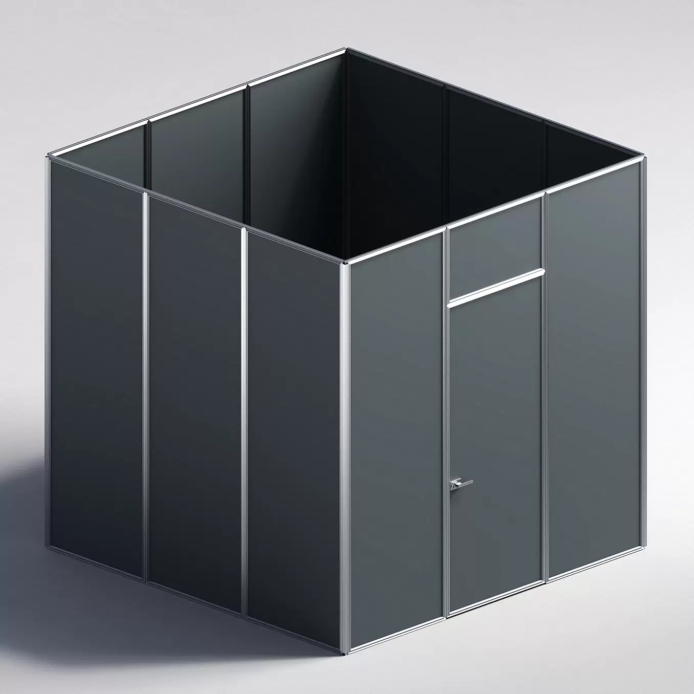 Межкомнатная перегородка Система 1000 линий , серебряный