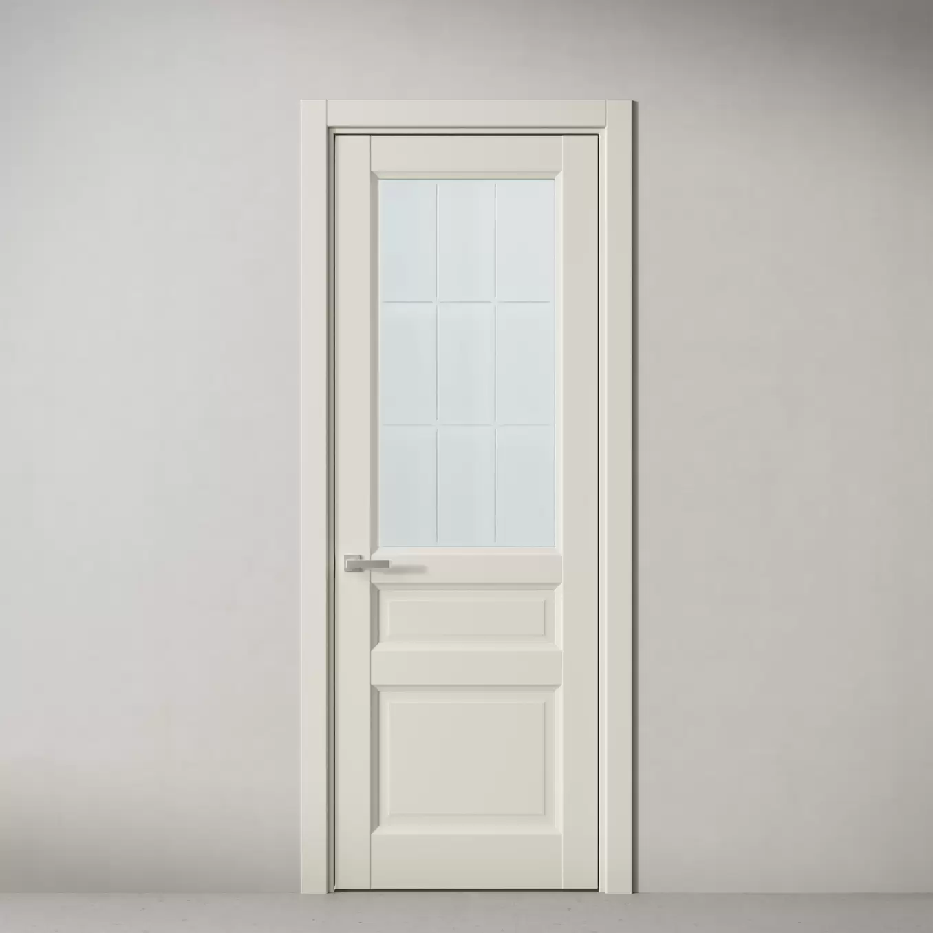 Межкомнатная дверь Elegant, модель 259 Молочный улун