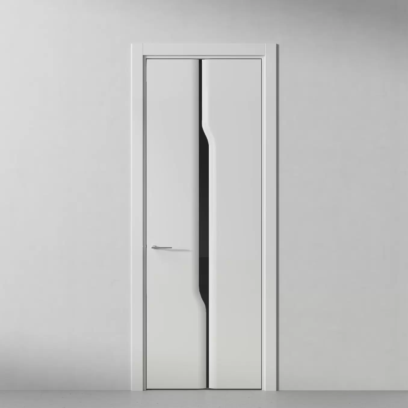 Дверь Листва, модель 177 Белый