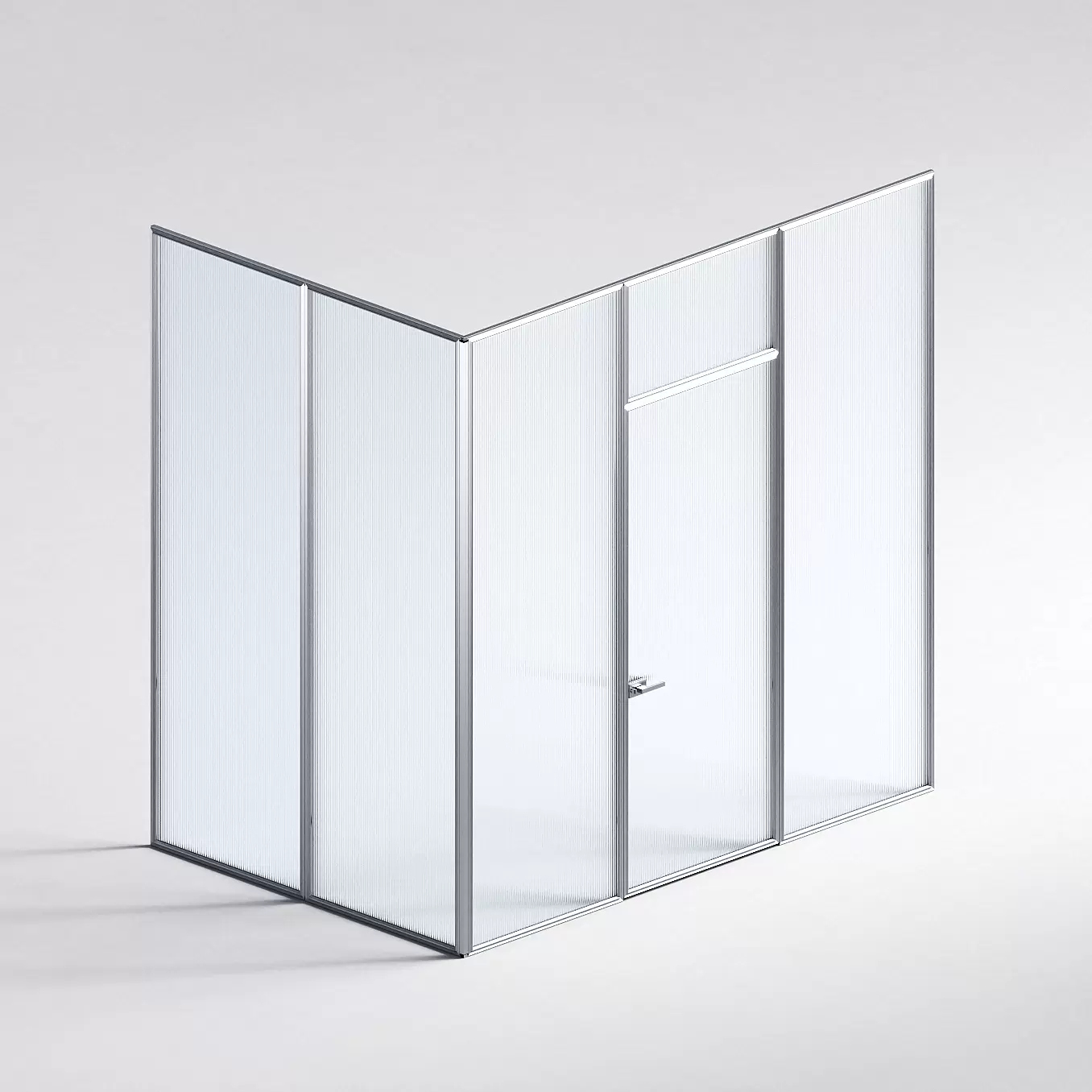 Межкомнатная перегородка Система 1000 линий , серебряный