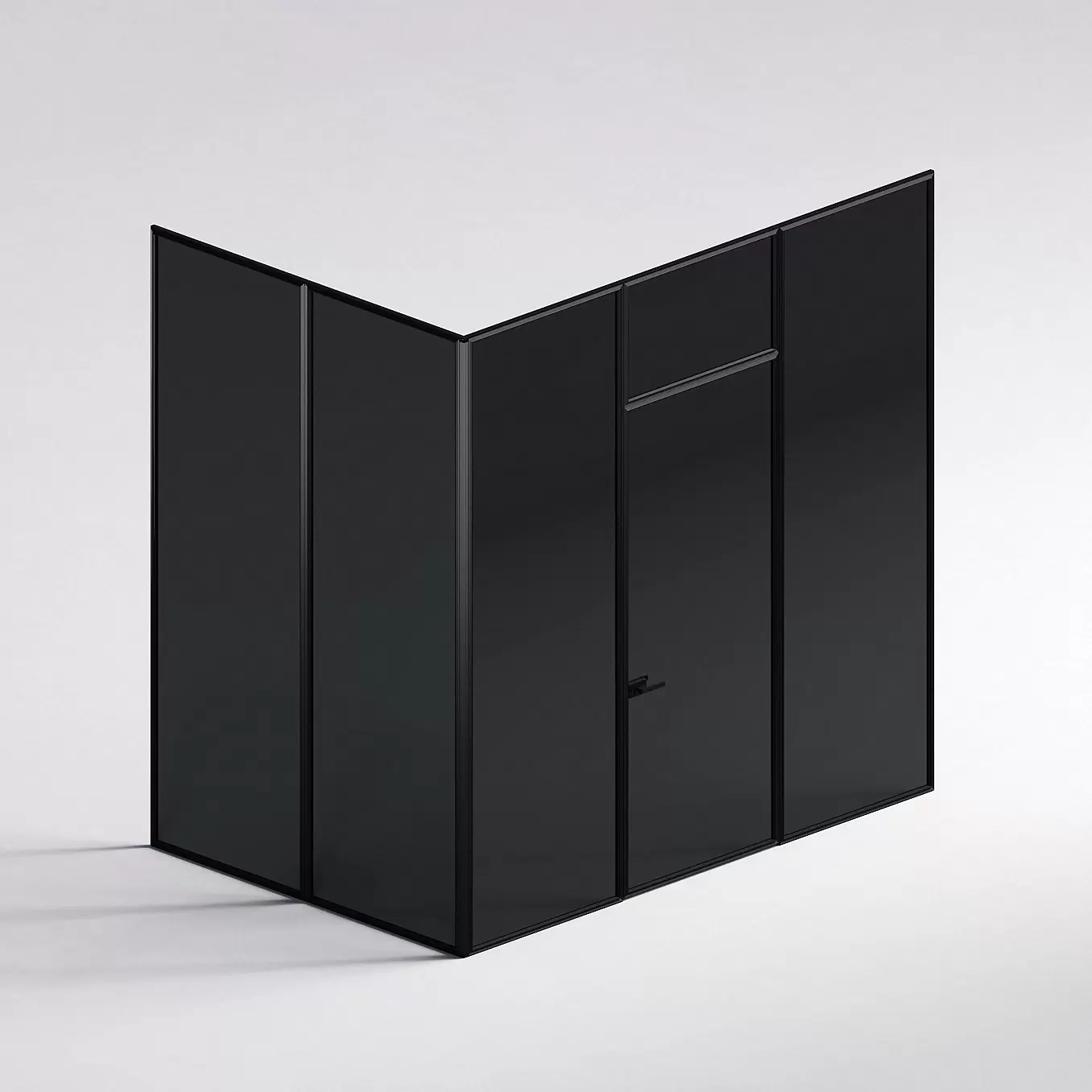 Межкомнатная перегородка Система 1000 линий , черный