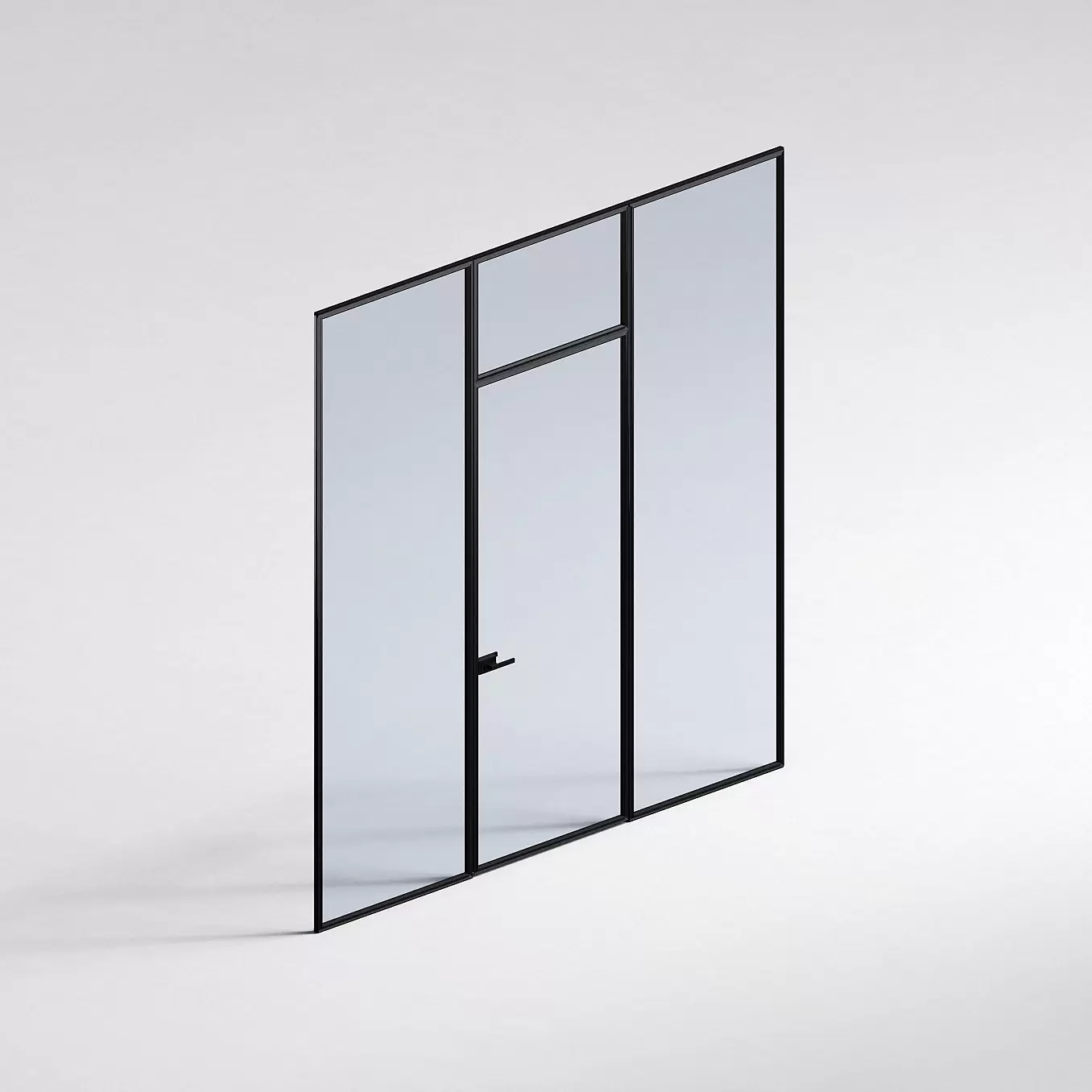 Межкомнатная перегородка Система 1000 линий , черный