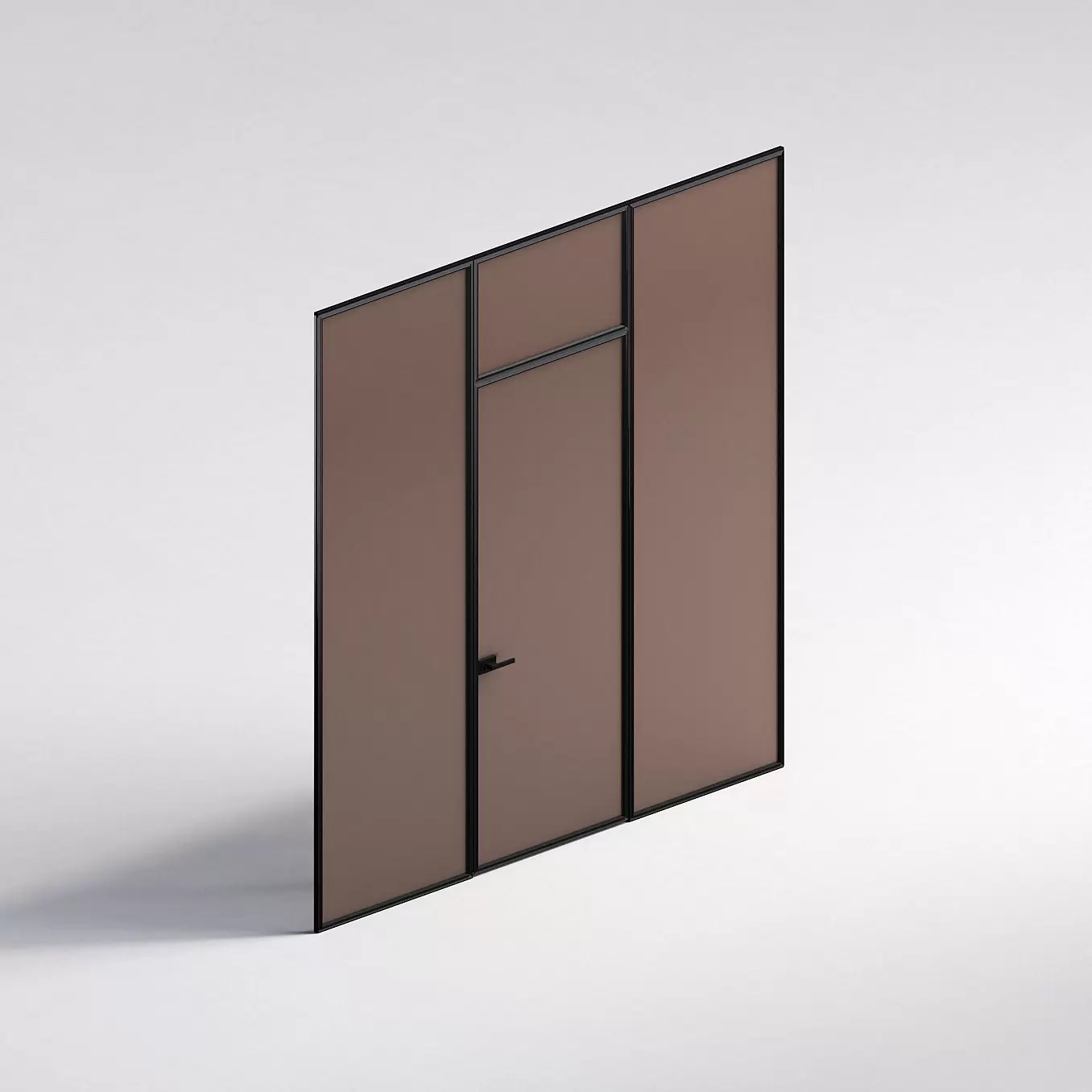 Межкомнатная перегородка Система 1000 линий , черный