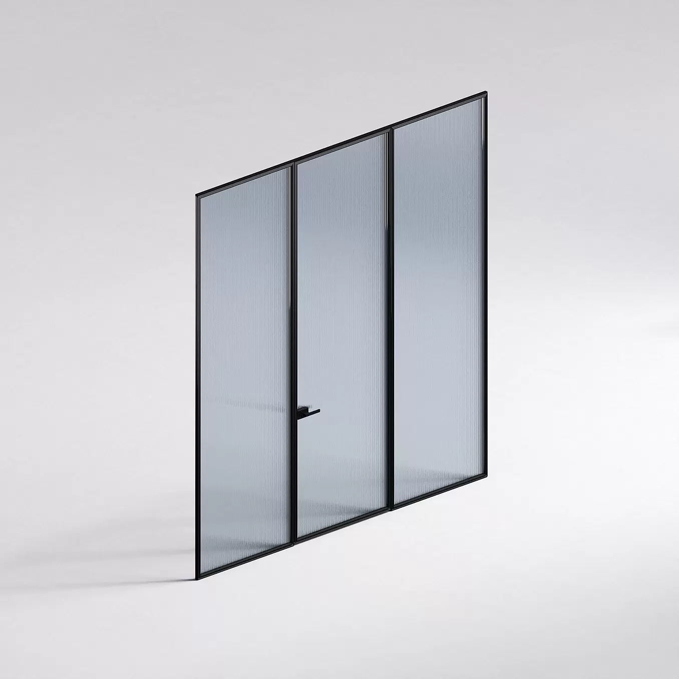 Межкомнатная перегородка Система 1000 линий , черный