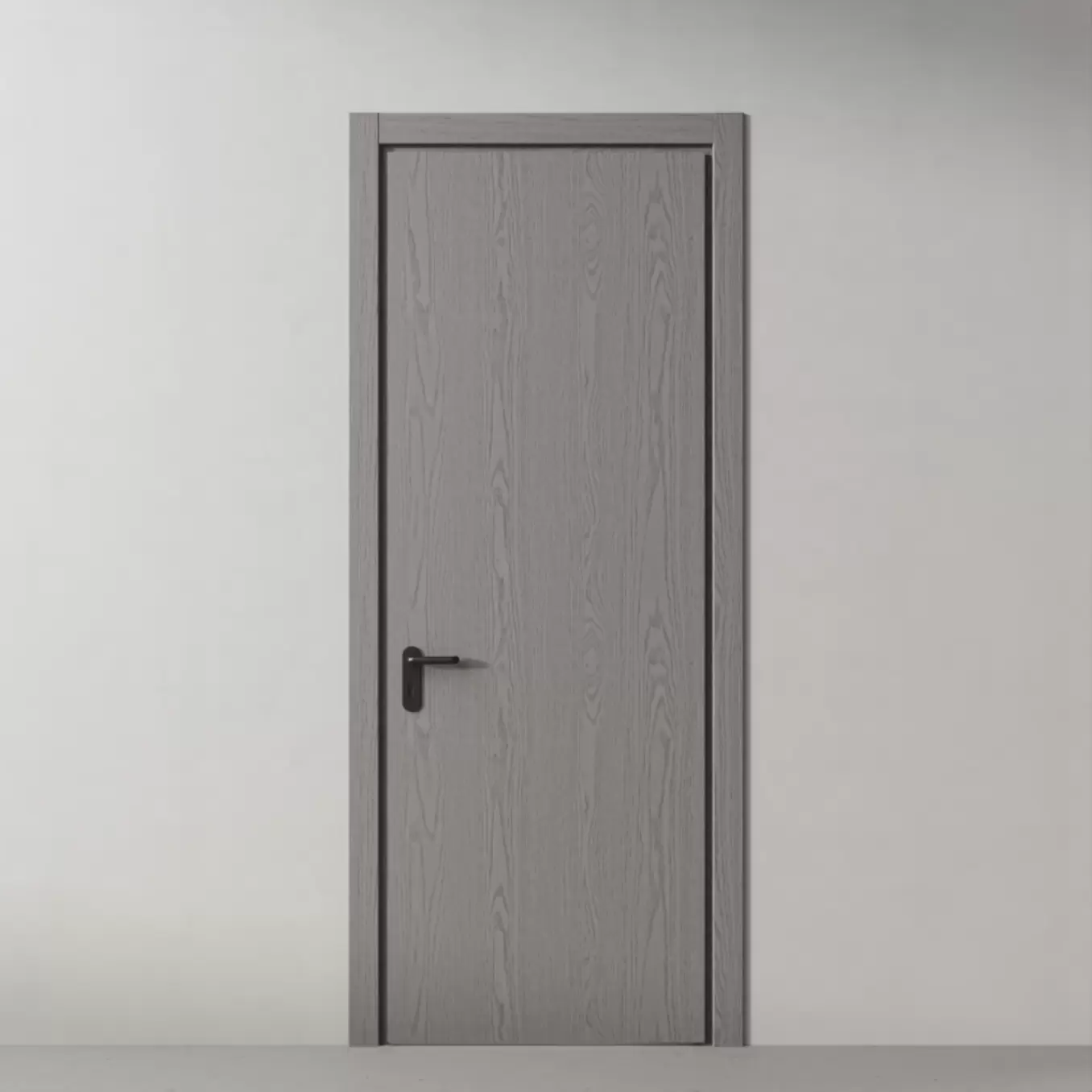 Противопожарные двери EI30, дымчатый ясень