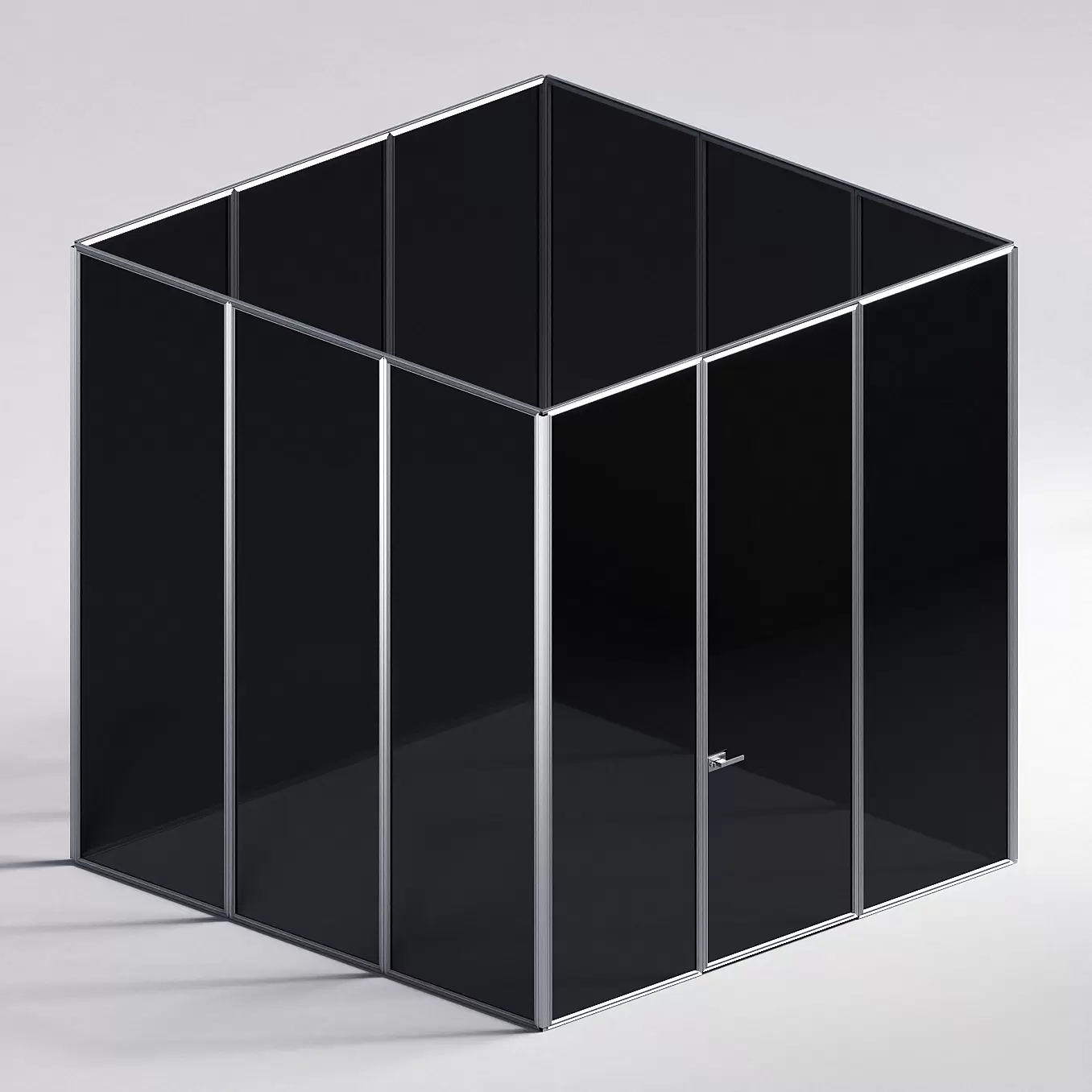 Межкомнатная перегородка Система 1000 линий , серебряный