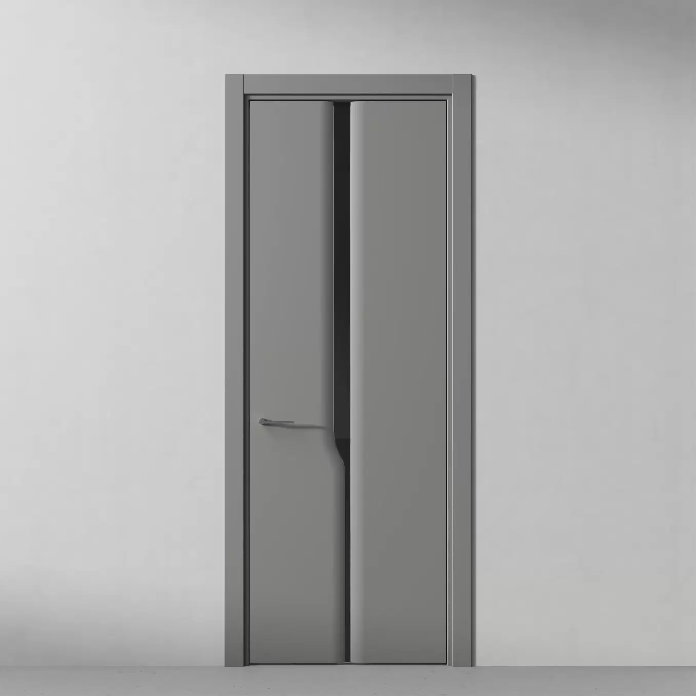 Дверь Листва, модель 176 Smoke