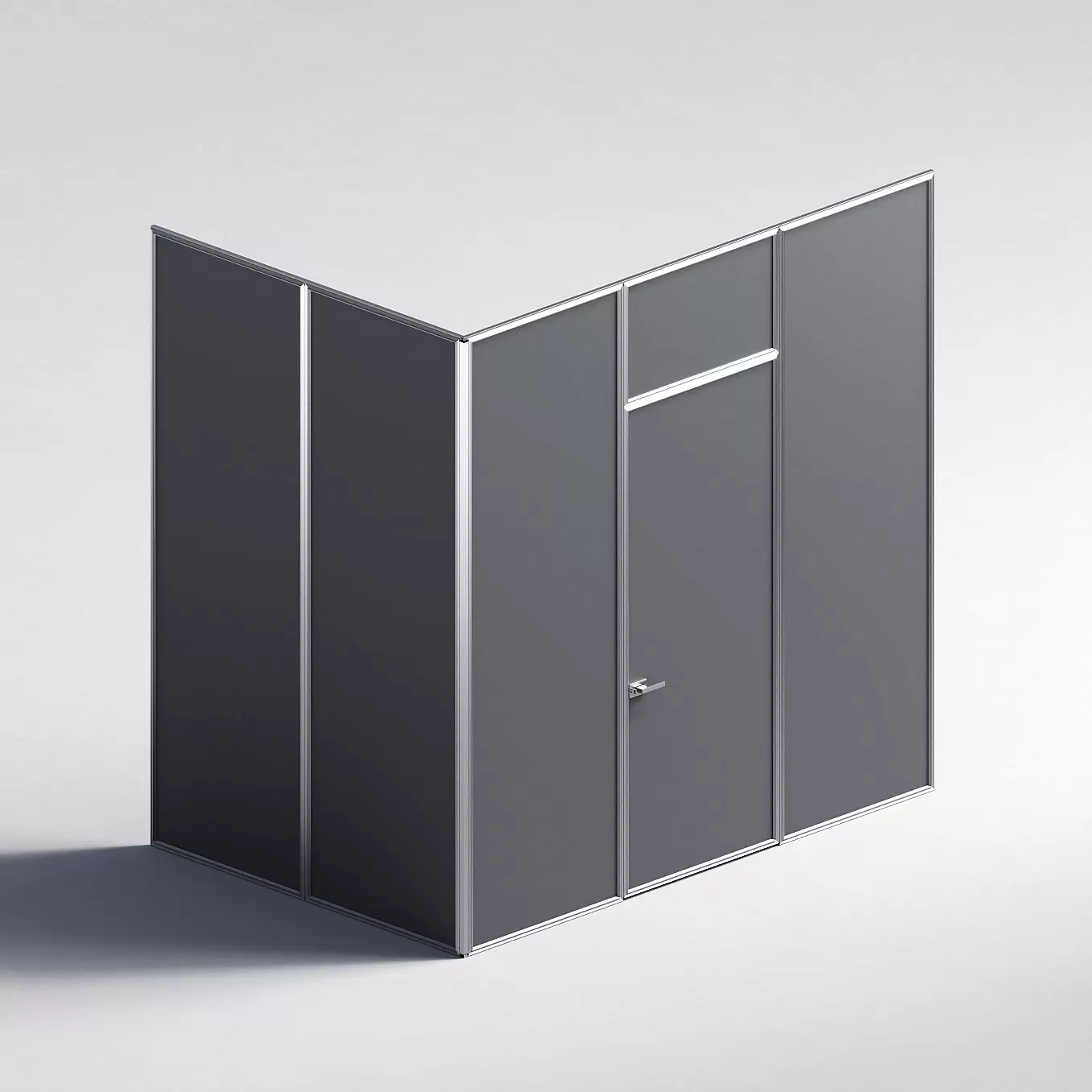 Межкомнатная перегородка Система 1000 линий , серебряный