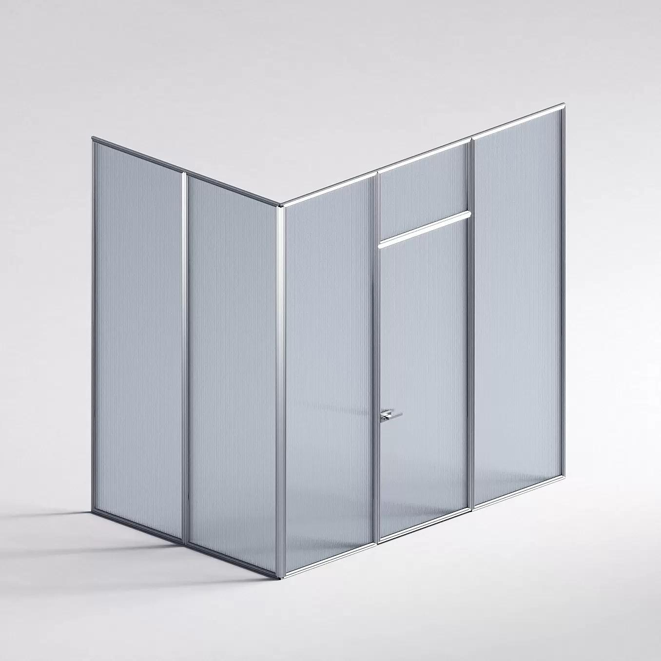 Межкомнатная перегородка Система 1000 линий , серебряный