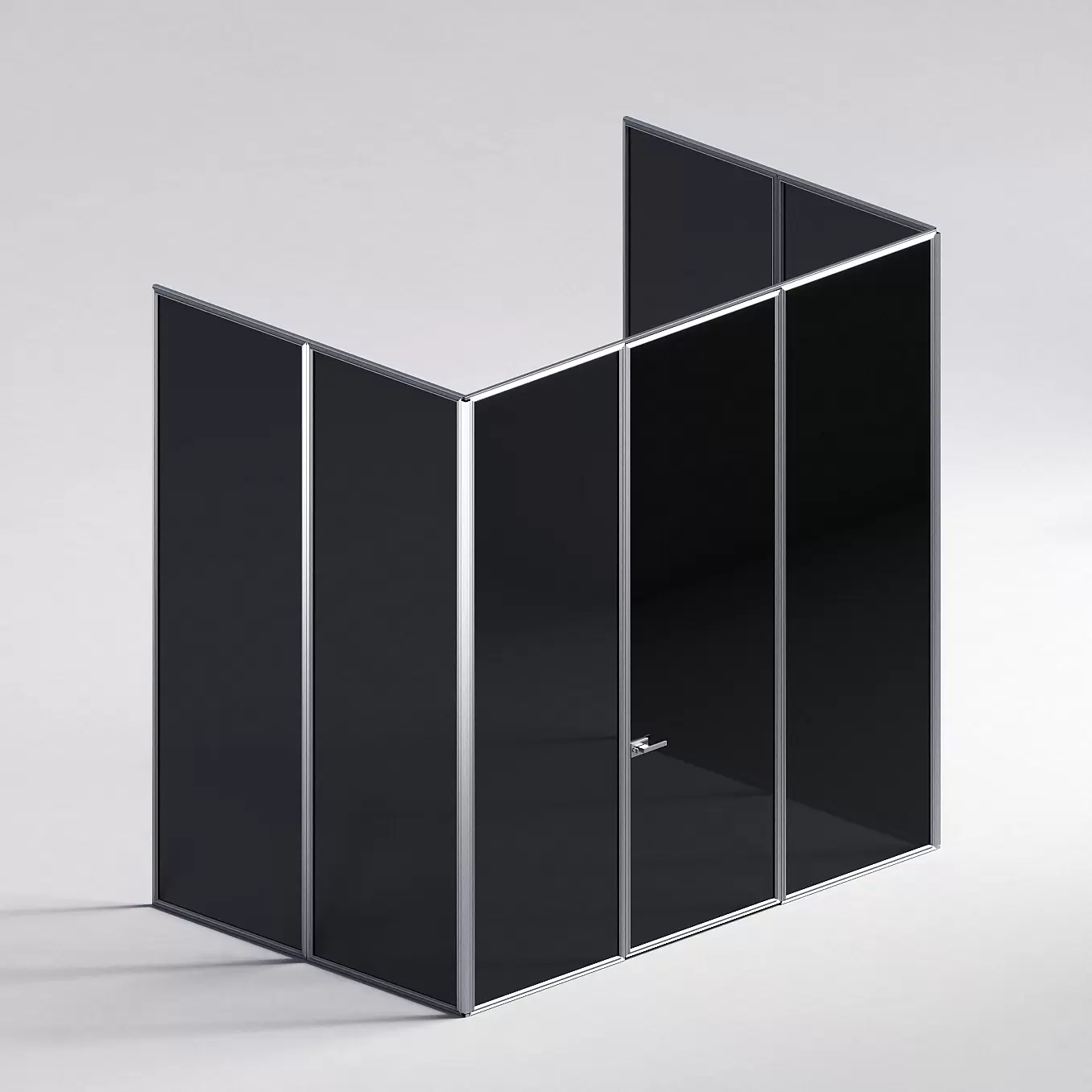 Межкомнатная перегородка Система 1000 линий , серебряный