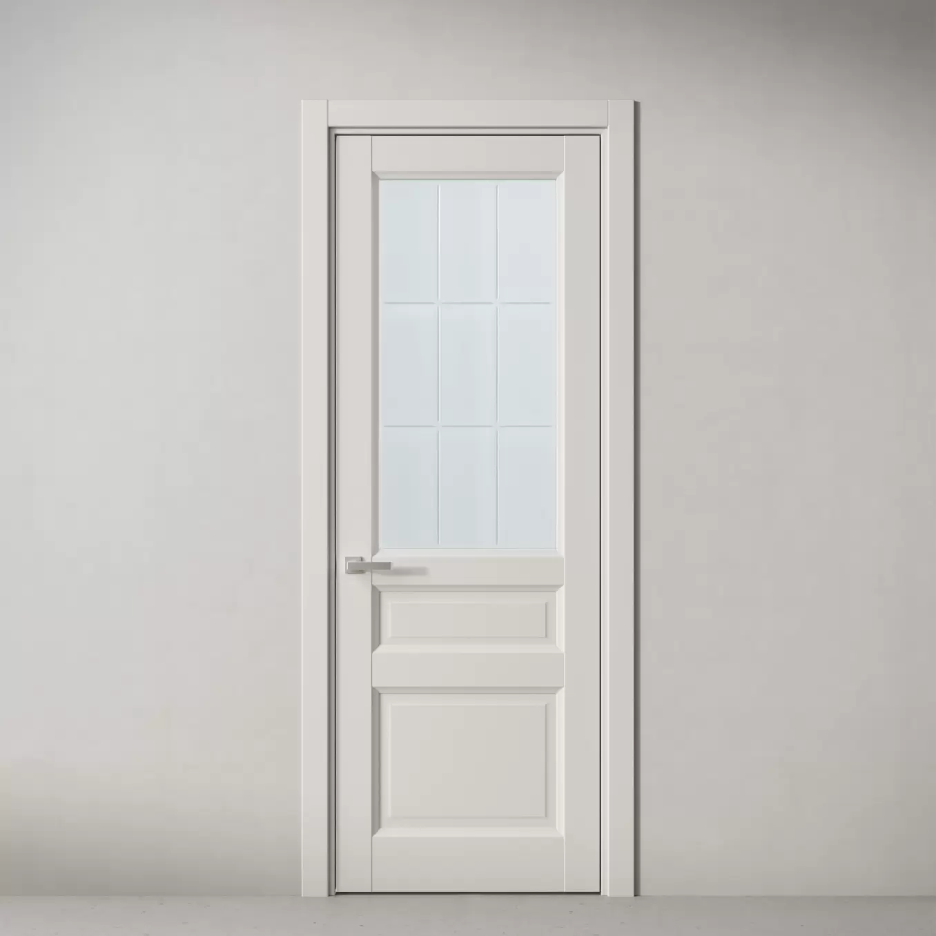 Межкомнатная дверь Elegant, модель 259 Белый улун