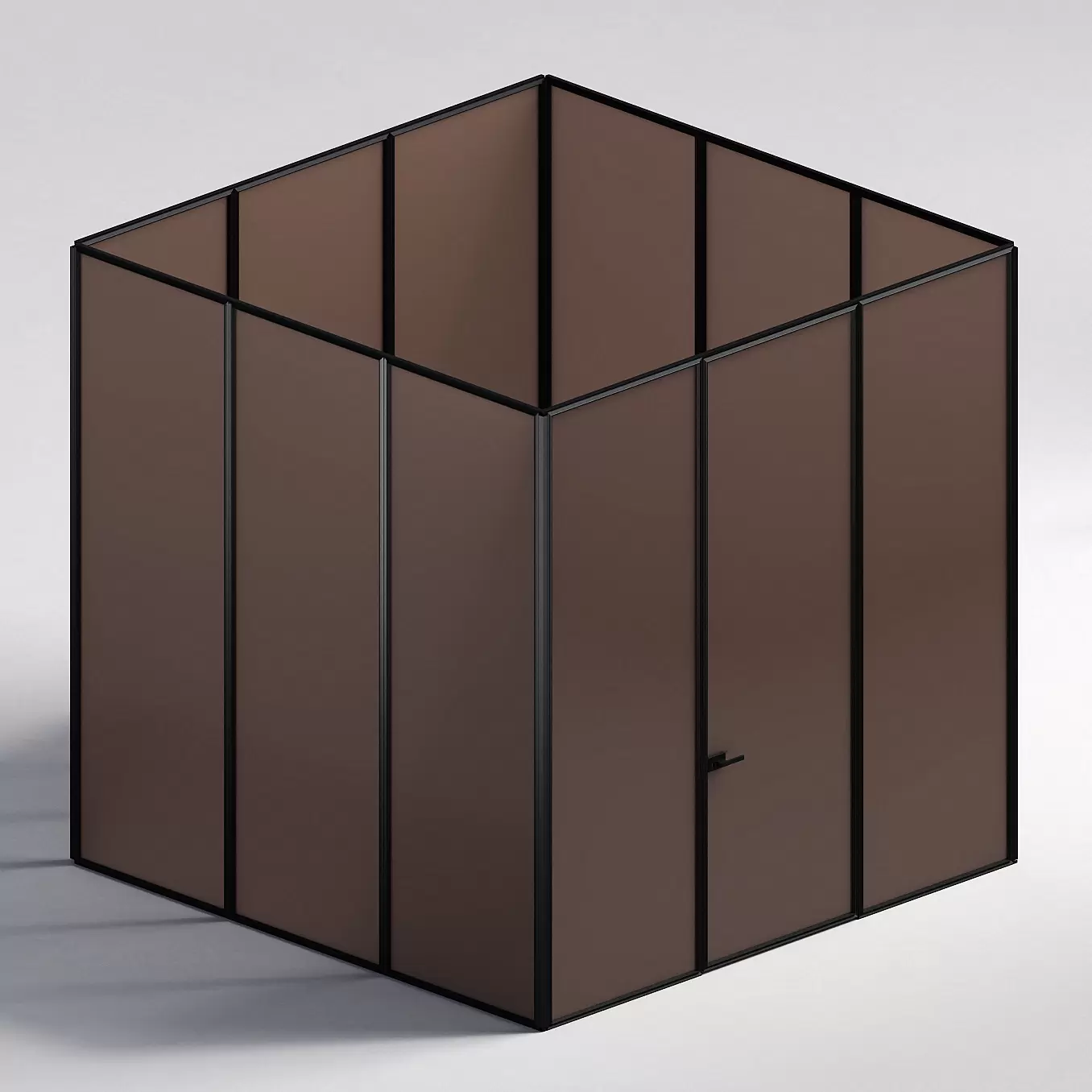 Межкомнатная перегородка Система 1000 линий , черный