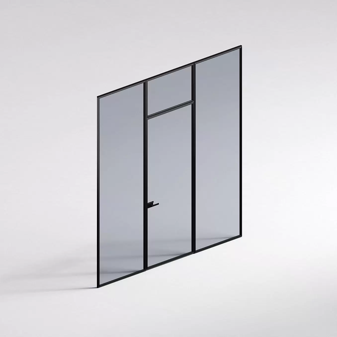 Межкомнатная перегородка Система 1000 линий , черный