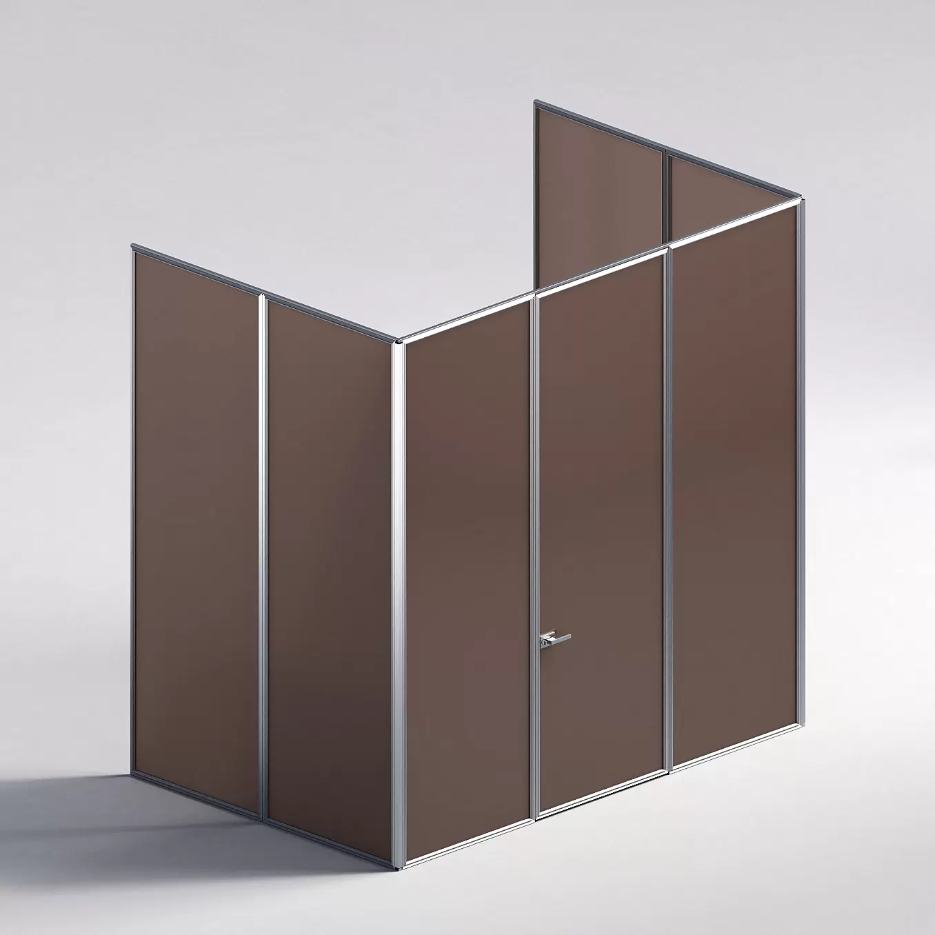 Межкомнатная перегородка Система 1000 линий , серебряный