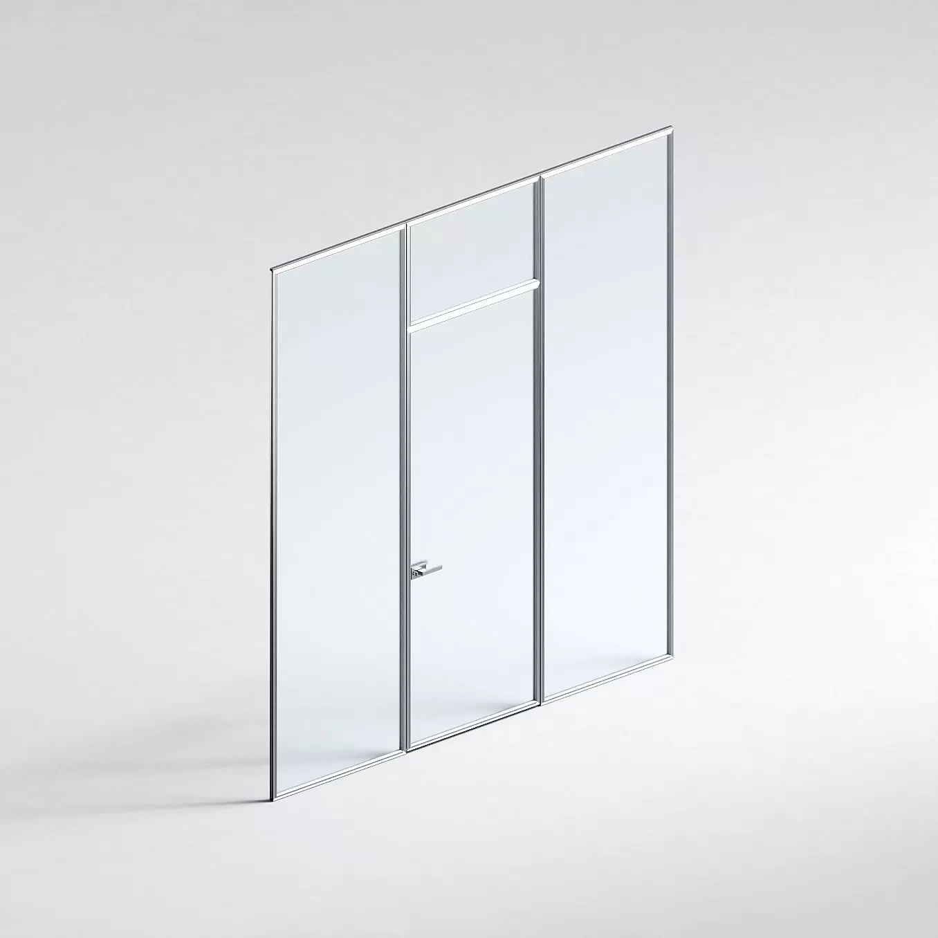 Межкомнатная перегородка Система 1000 линий , серебряный