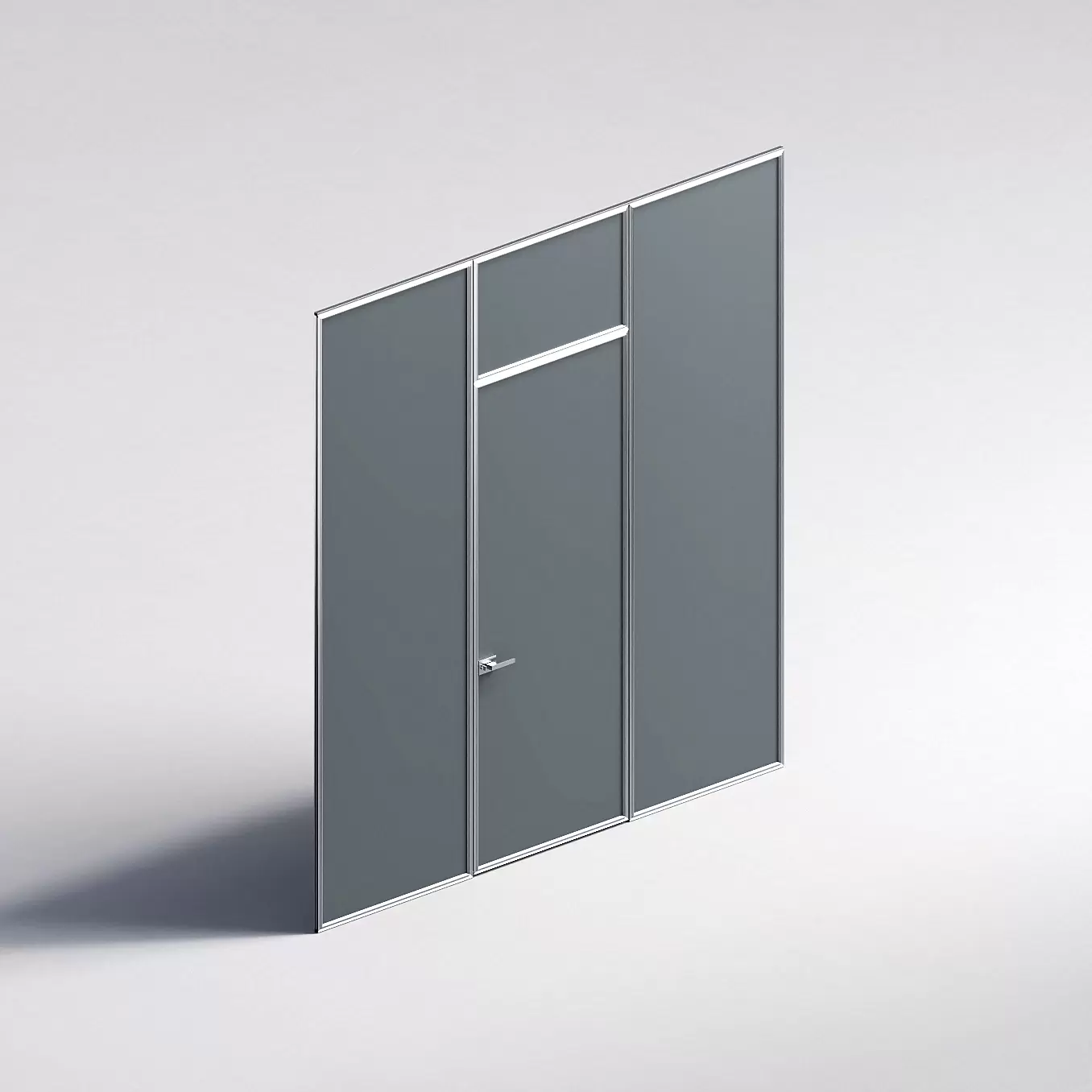 Межкомнатная перегородка Система 1000 линий , серебряный