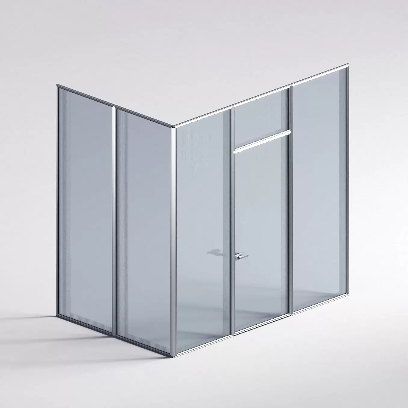 Межкомнатная перегородка Система 1000 линий , серебряный