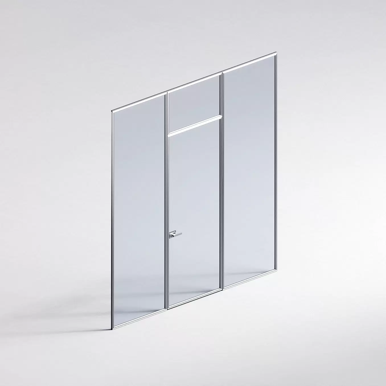 Межкомнатная перегородка Система 1000 линий , серебряный