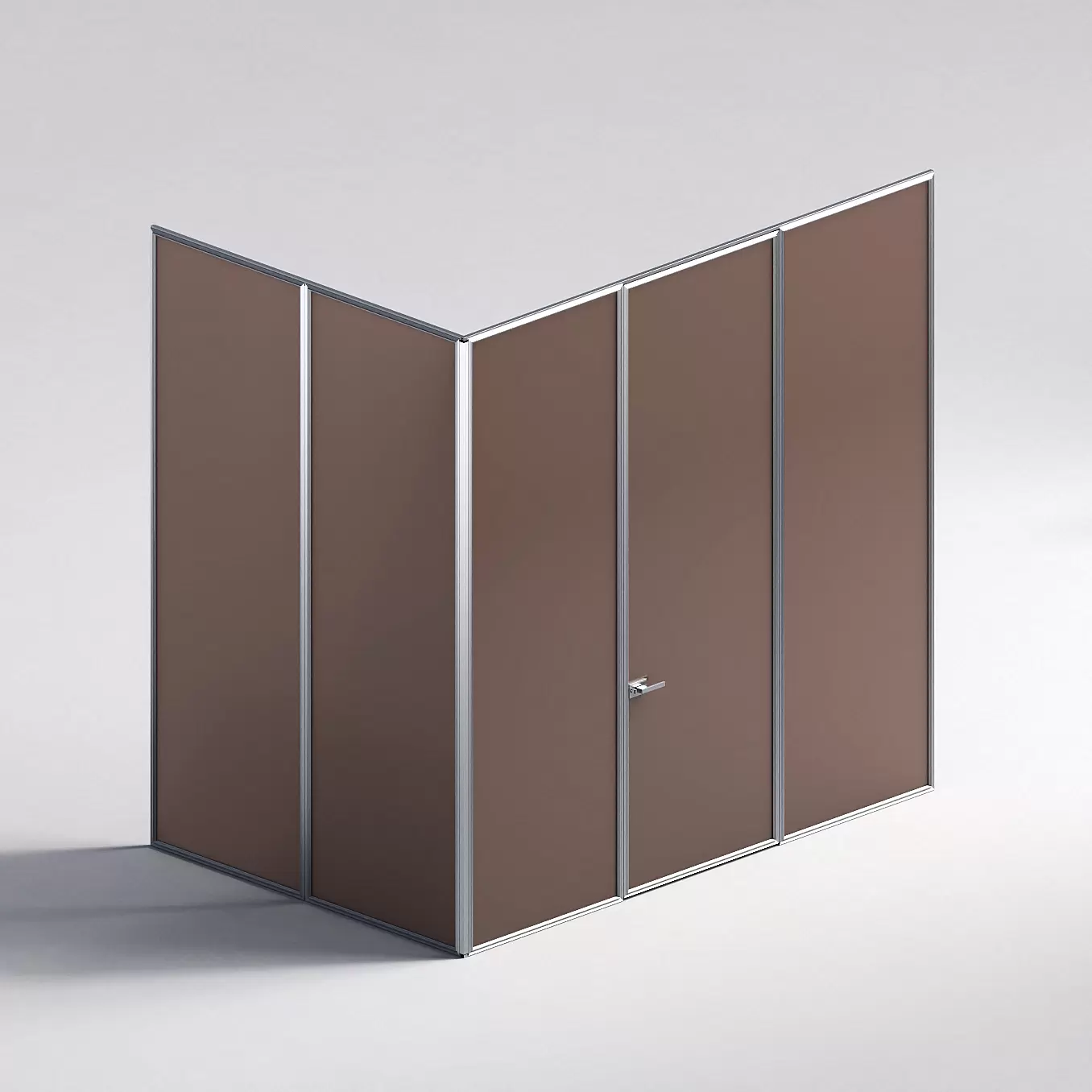 Межкомнатная перегородка Система 1000 линий , серебряный