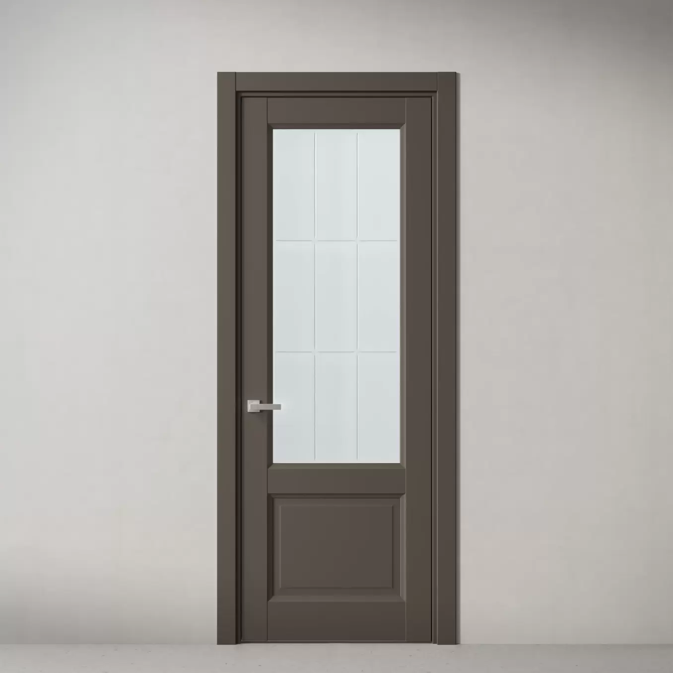 Межкомнатная дверь Elegant, модель 158 Coffee