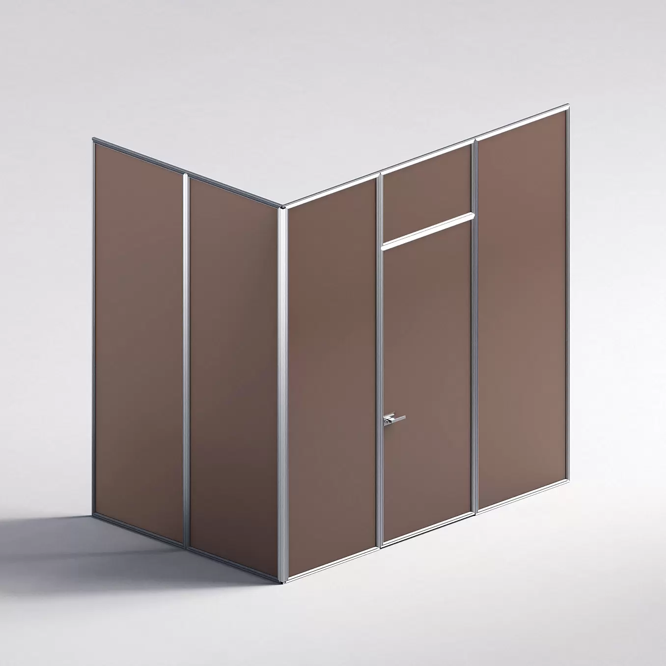 Межкомнатная перегородка Система 1000 линий , серебряный