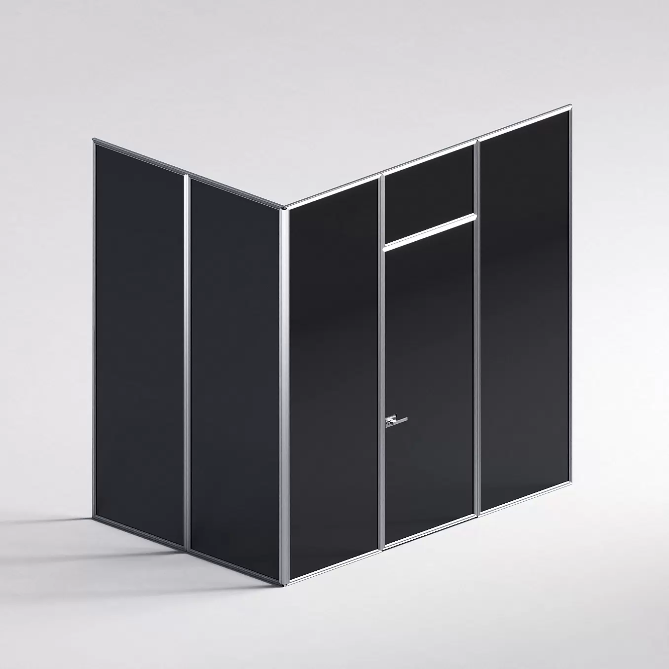 Межкомнатная перегородка Система 1000 линий , серебряный